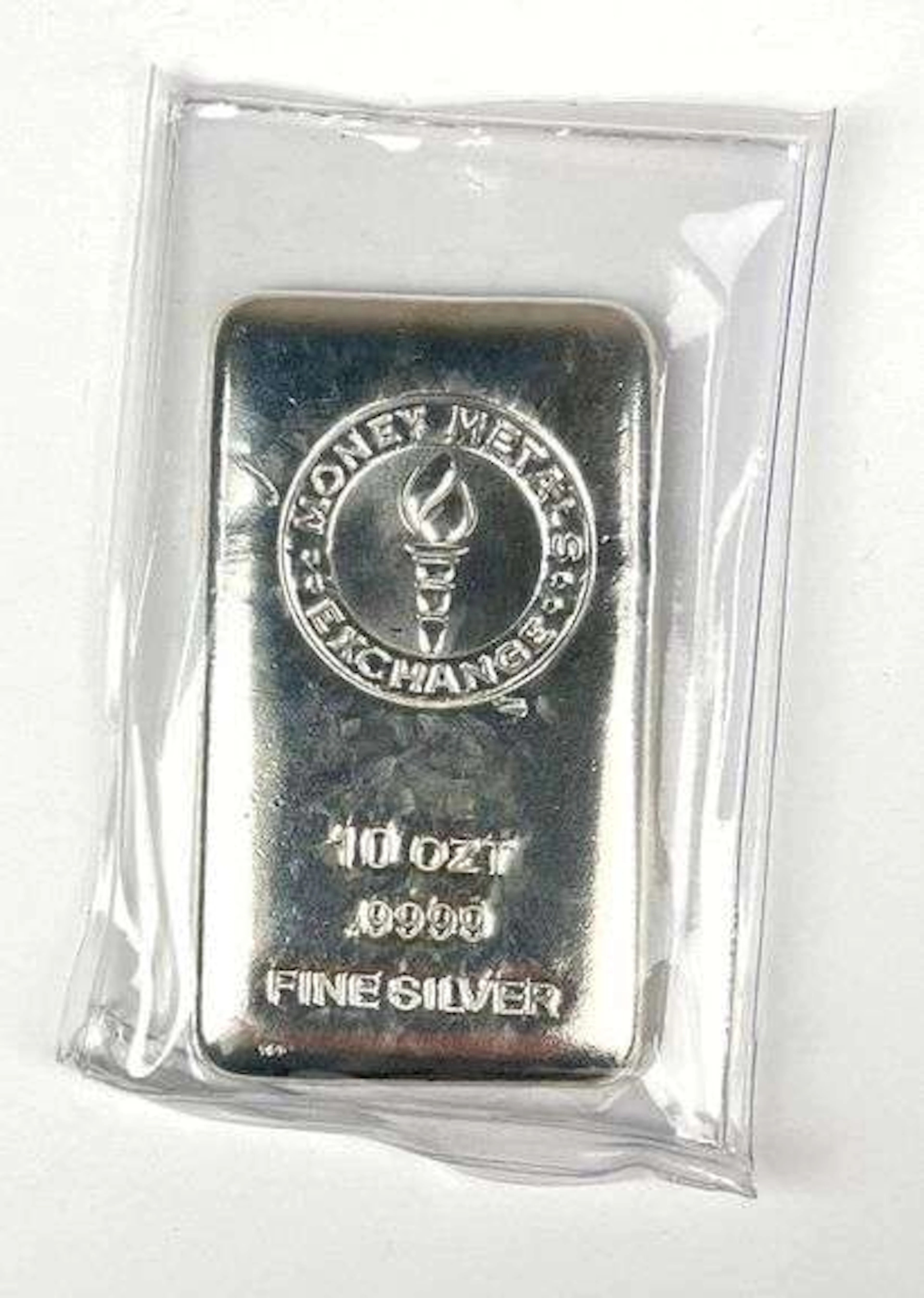 Money Metals Exchange 10 oz .9999 Fine Silver Ingot/ Bar