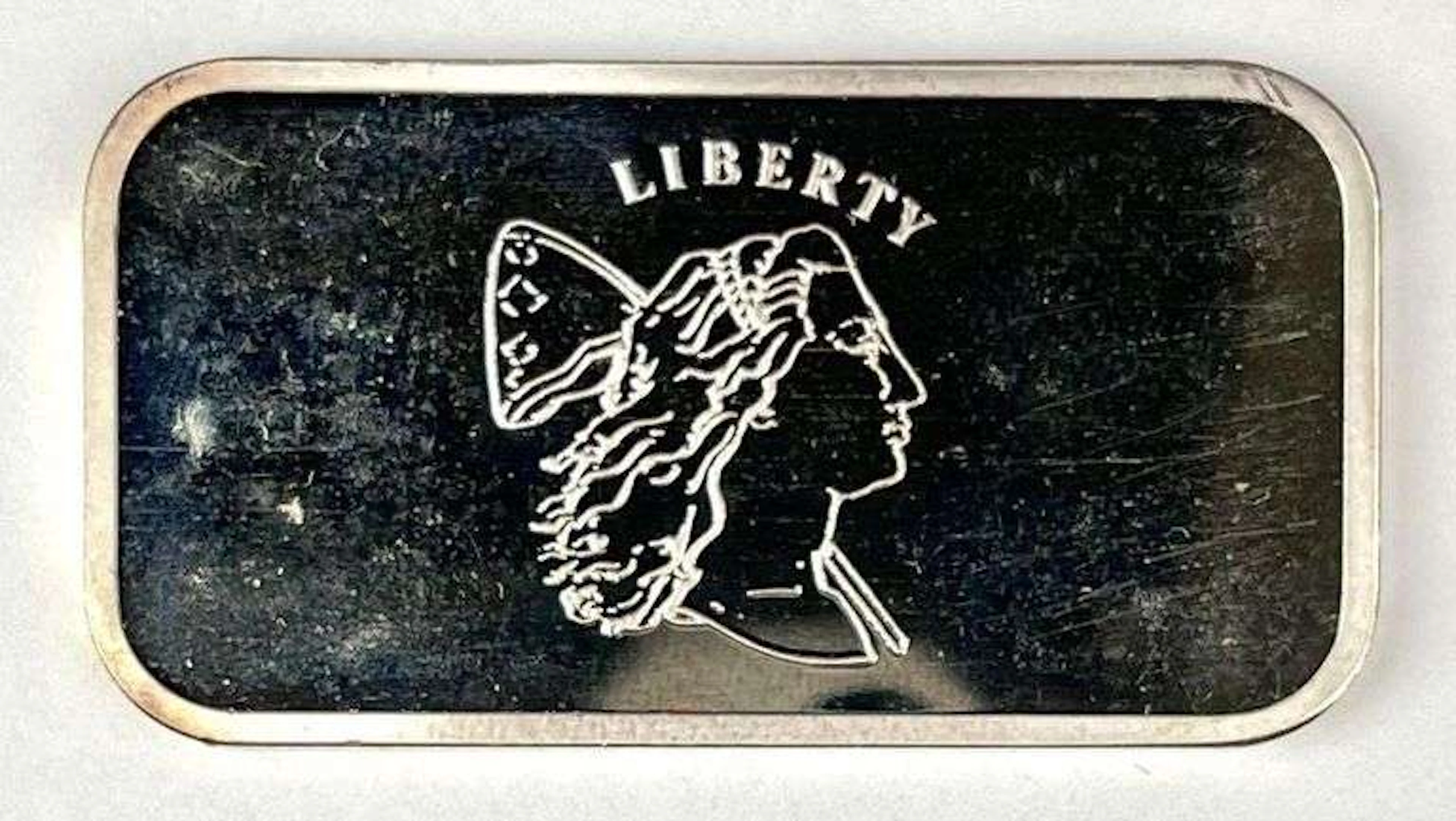 The Washington Mint Liberty Cap 1 oz .999 Fine Silver Ingot/ Bar