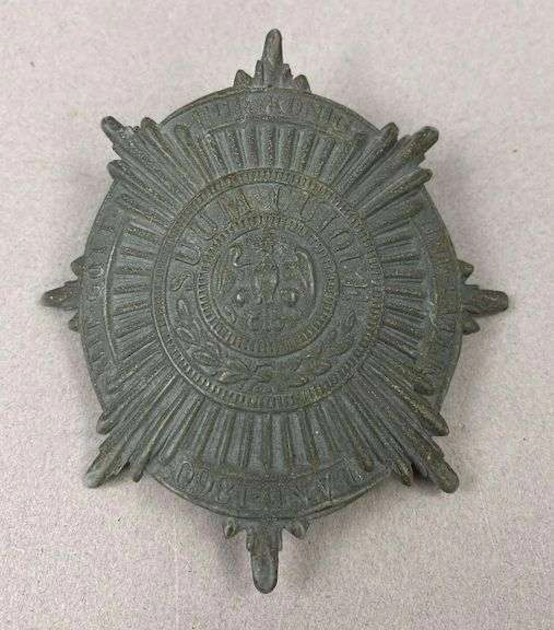 Prussian Garde Jager Shako Plate