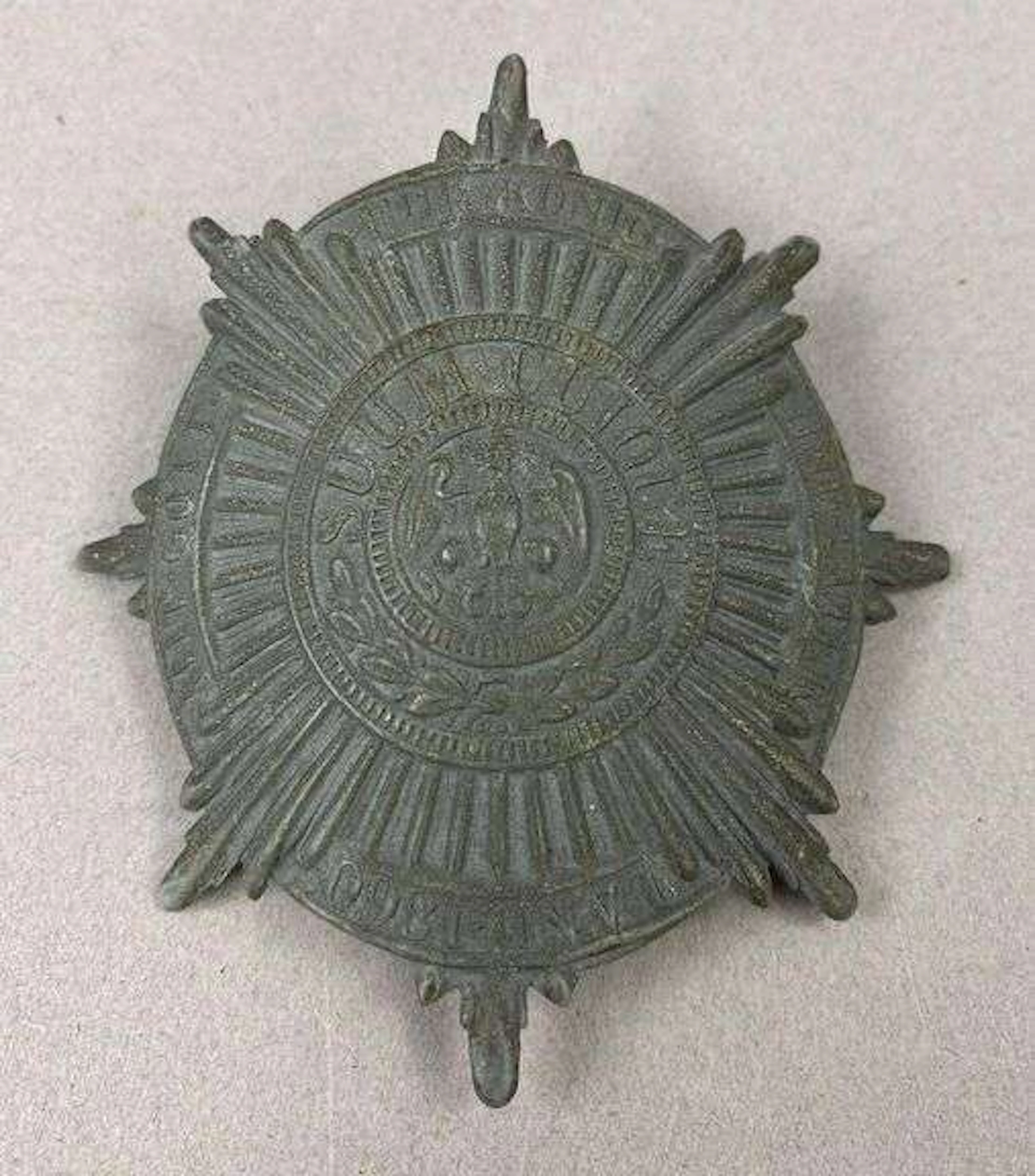 Prussian Garde Jager Shako Plate