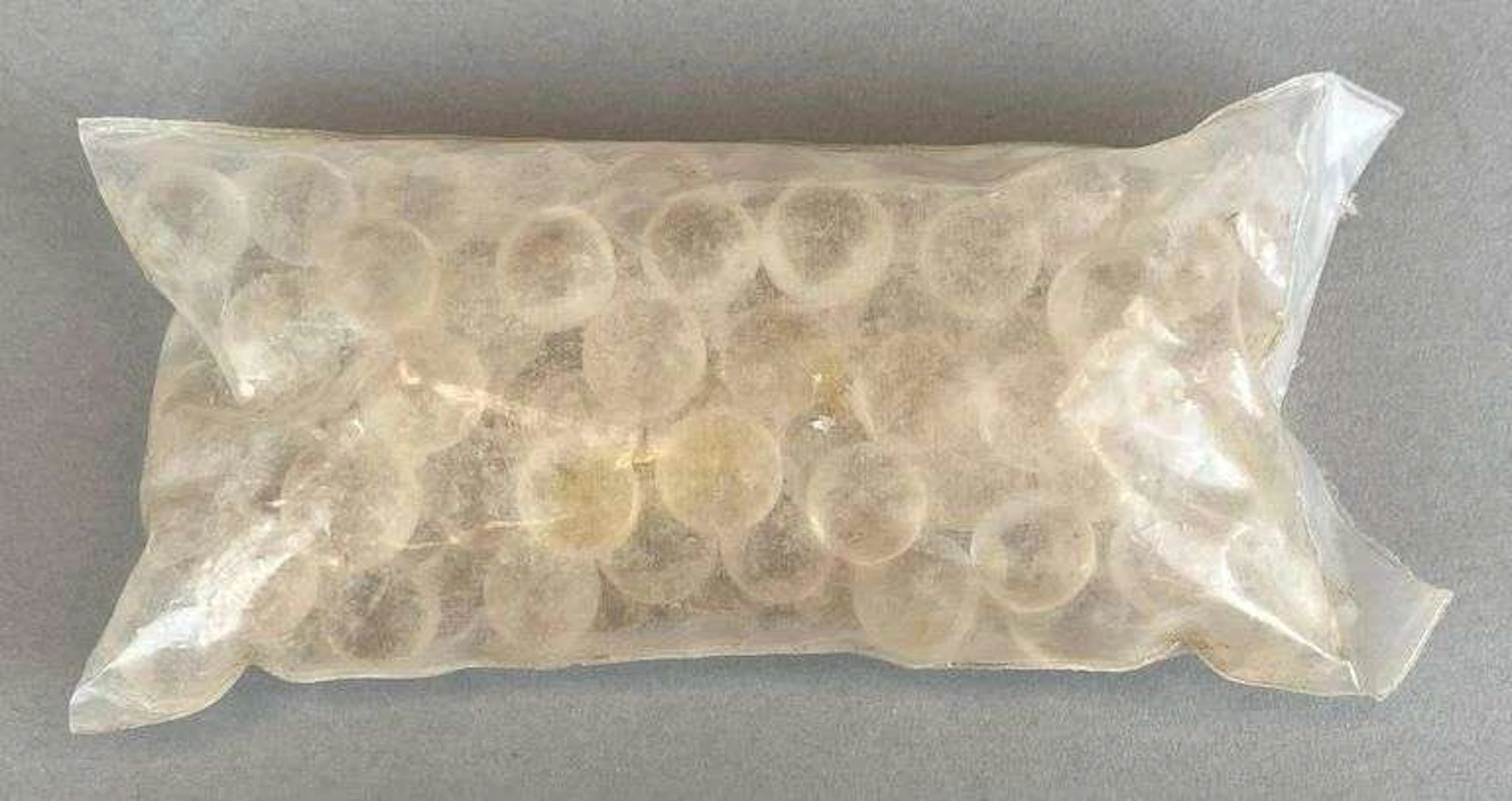 Bag of Peltier Madine Crystal Glass Marbles