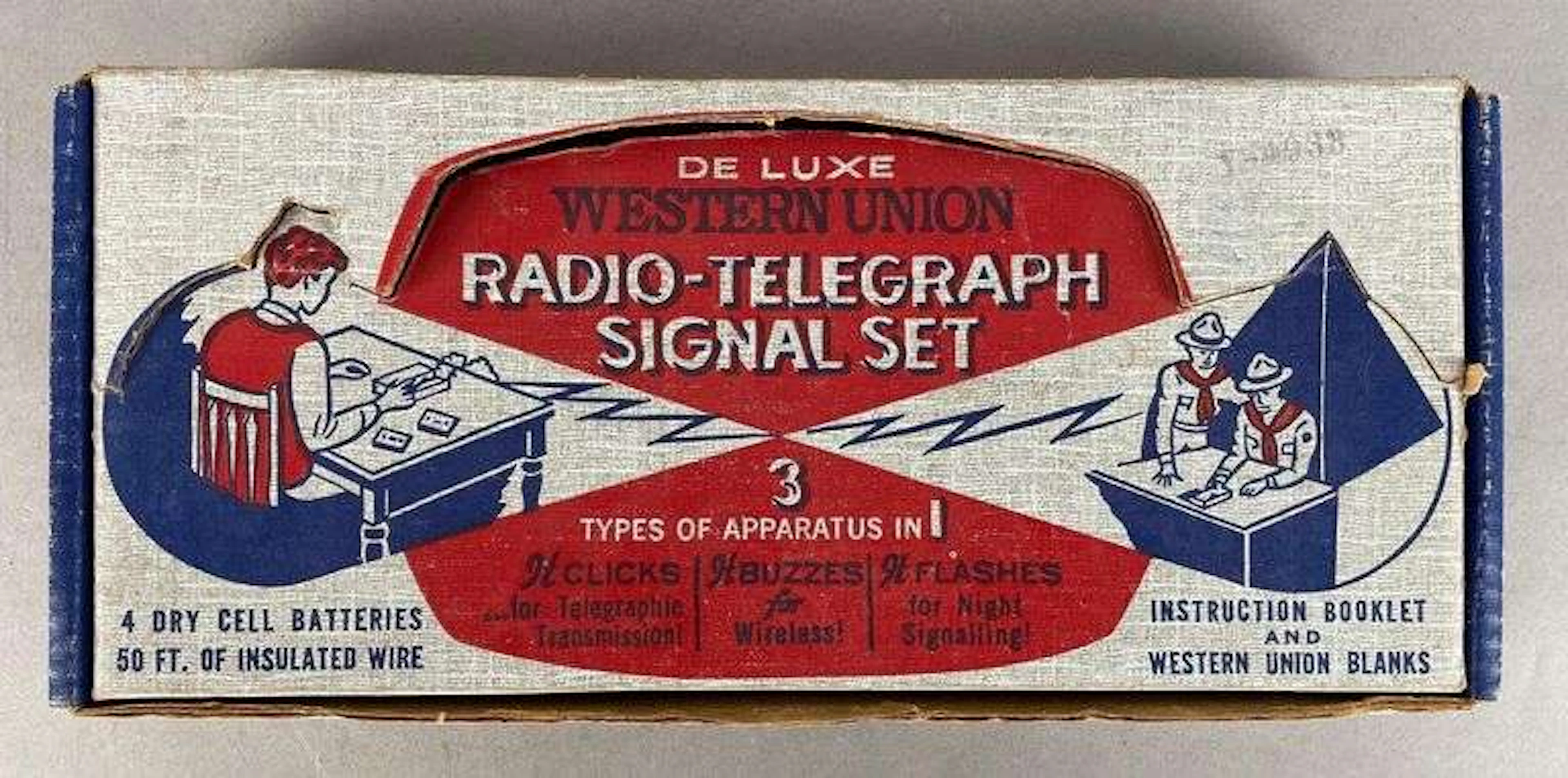 Vintage Deluxe Western Union Radio-Telegraph Signal Set