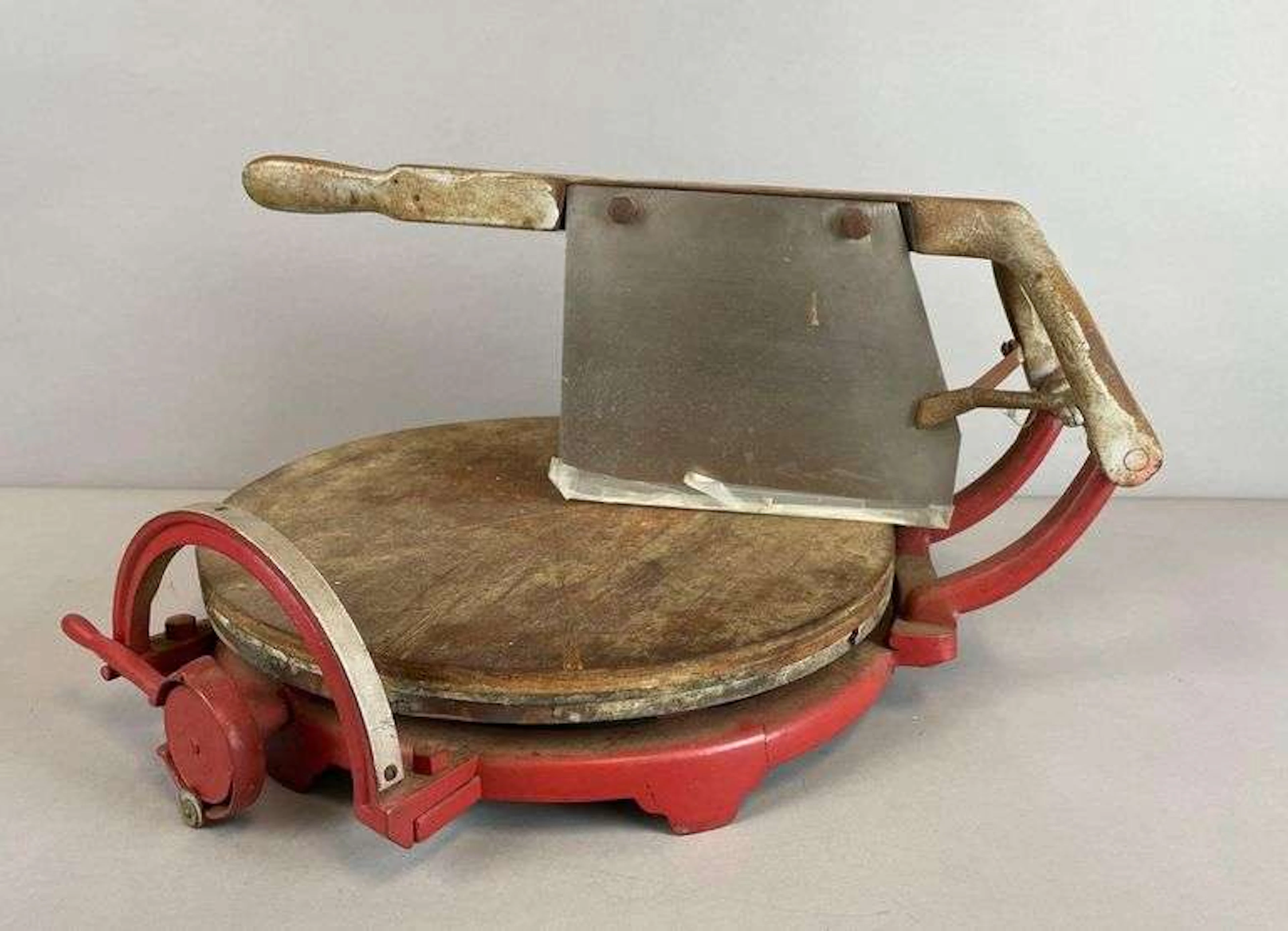 Antique Cast Iron Computing Cheese Cutter