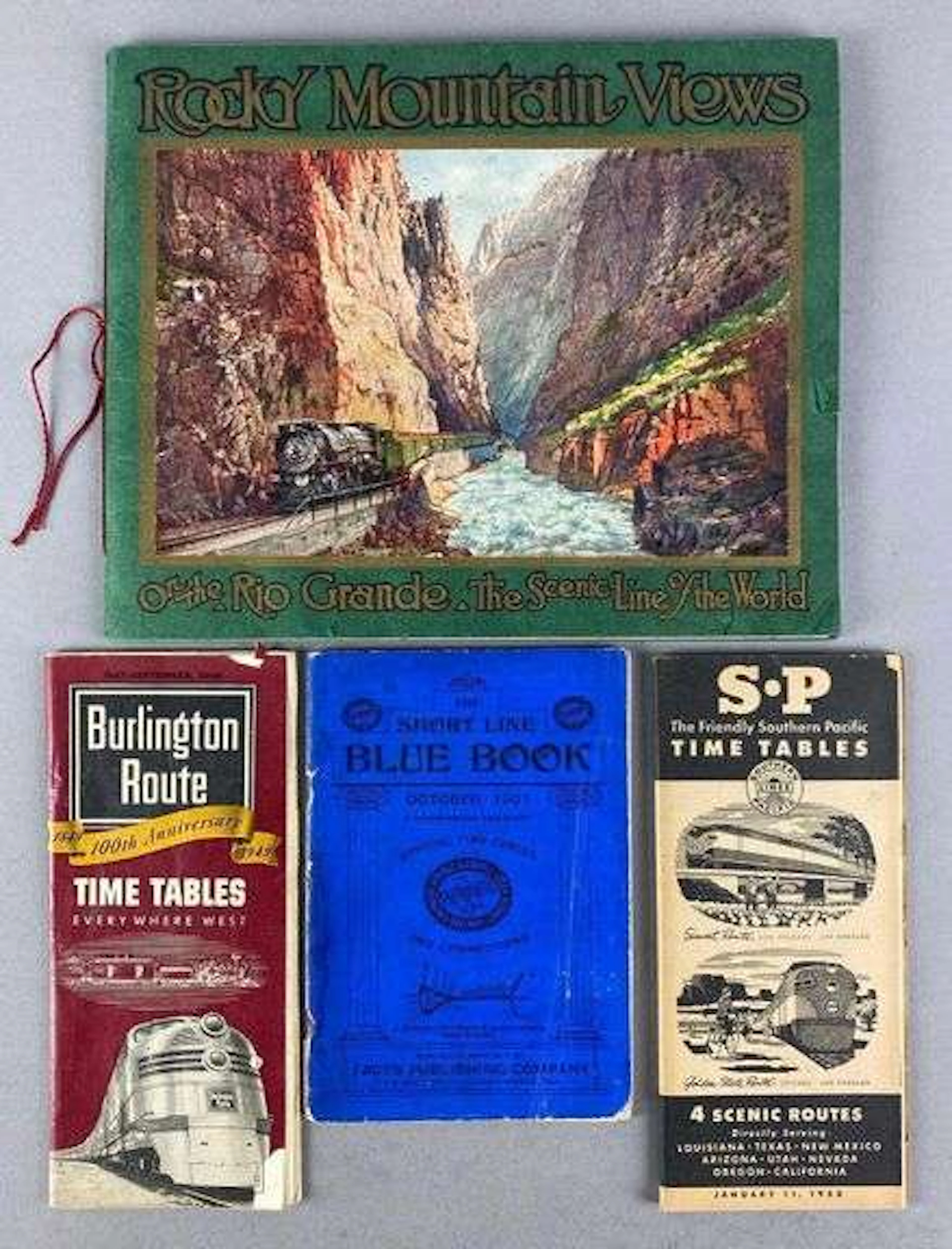Group of 4 Railroad Timetables and More
