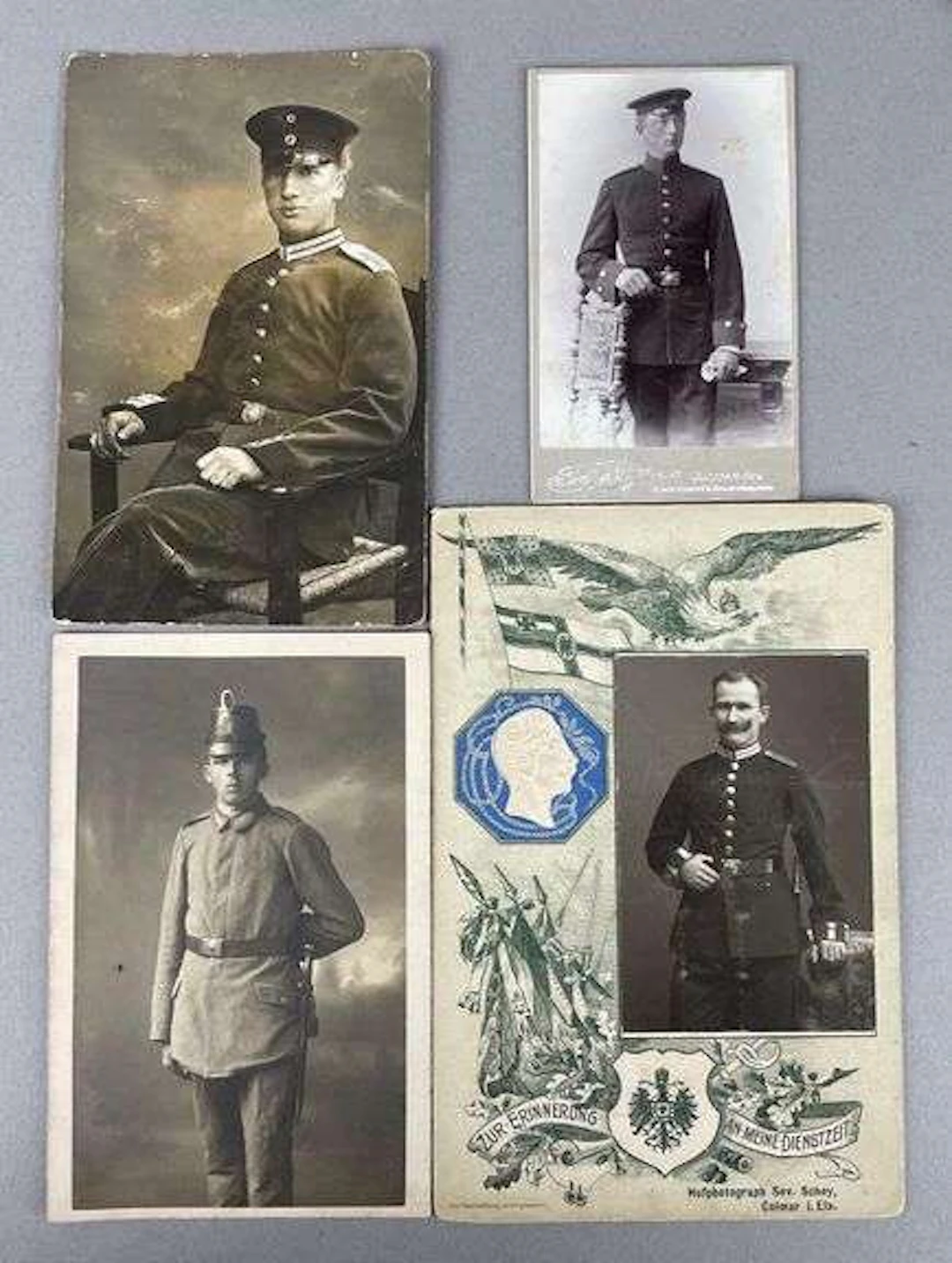 Group of Imperial German Mecklenberg Soldier Photos
