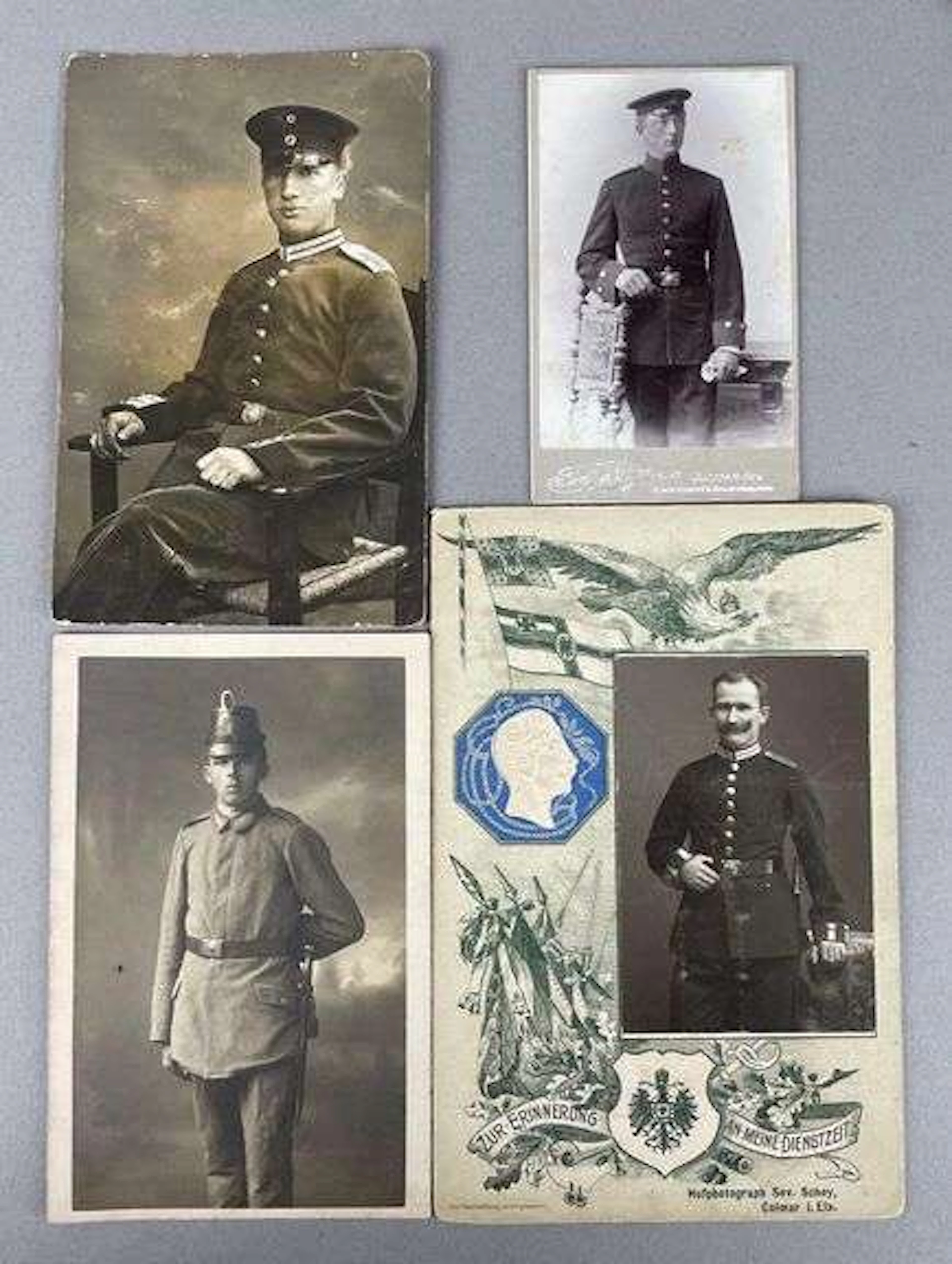 Group of Imperial German Mecklenberg Soldier Photos