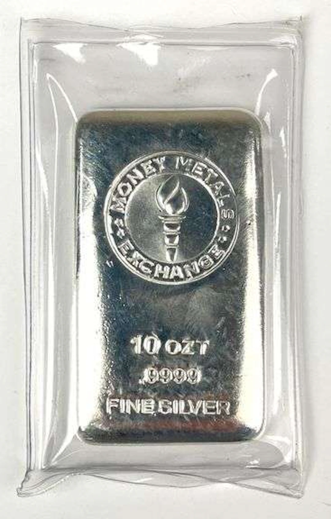 Money Metals Exchange 10 oz .9999 Fine Silver Ingot/ Bar