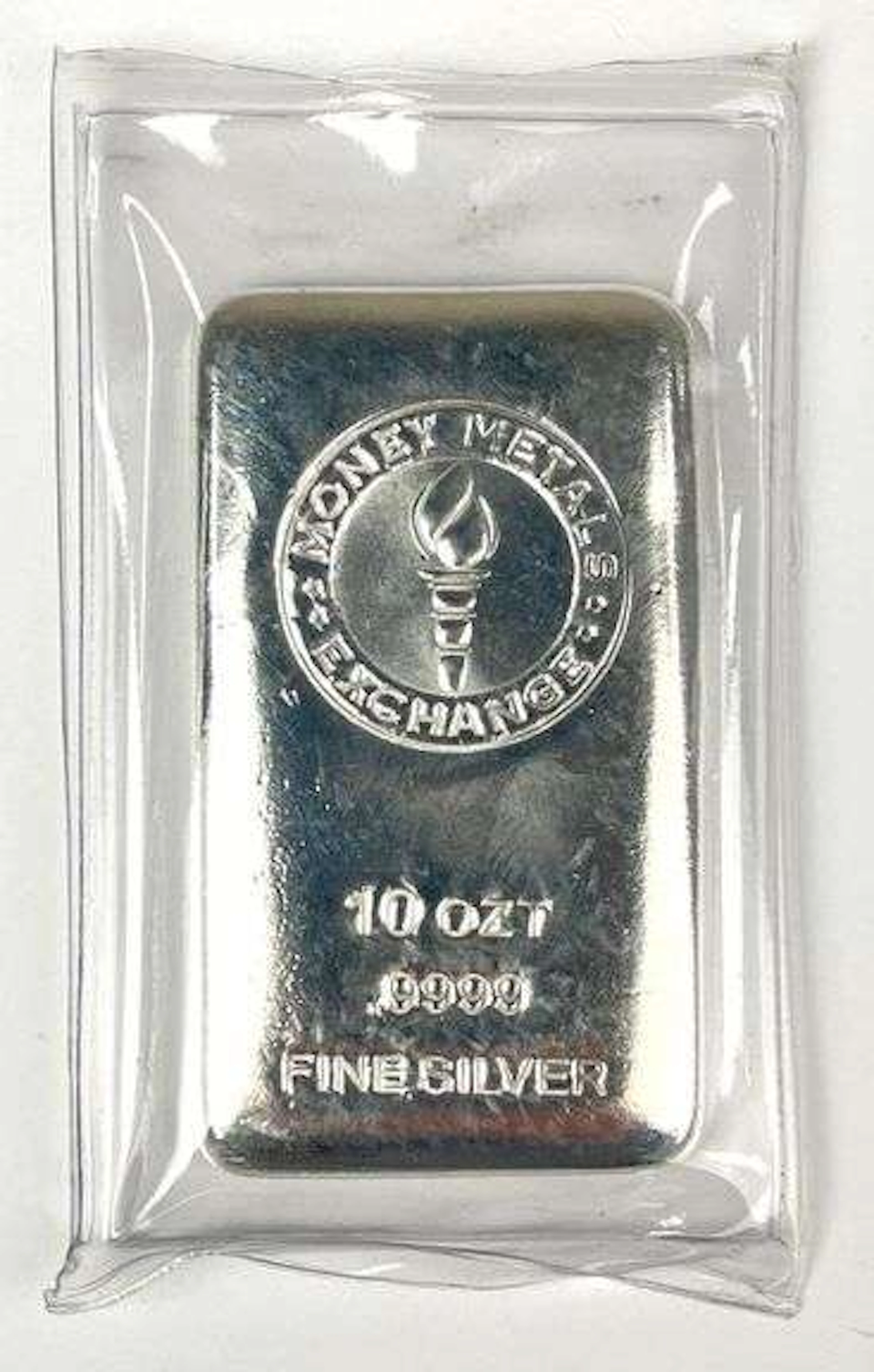 Money Metals Exchange 10 oz .9999 Fine Silver Ingot/ Bar