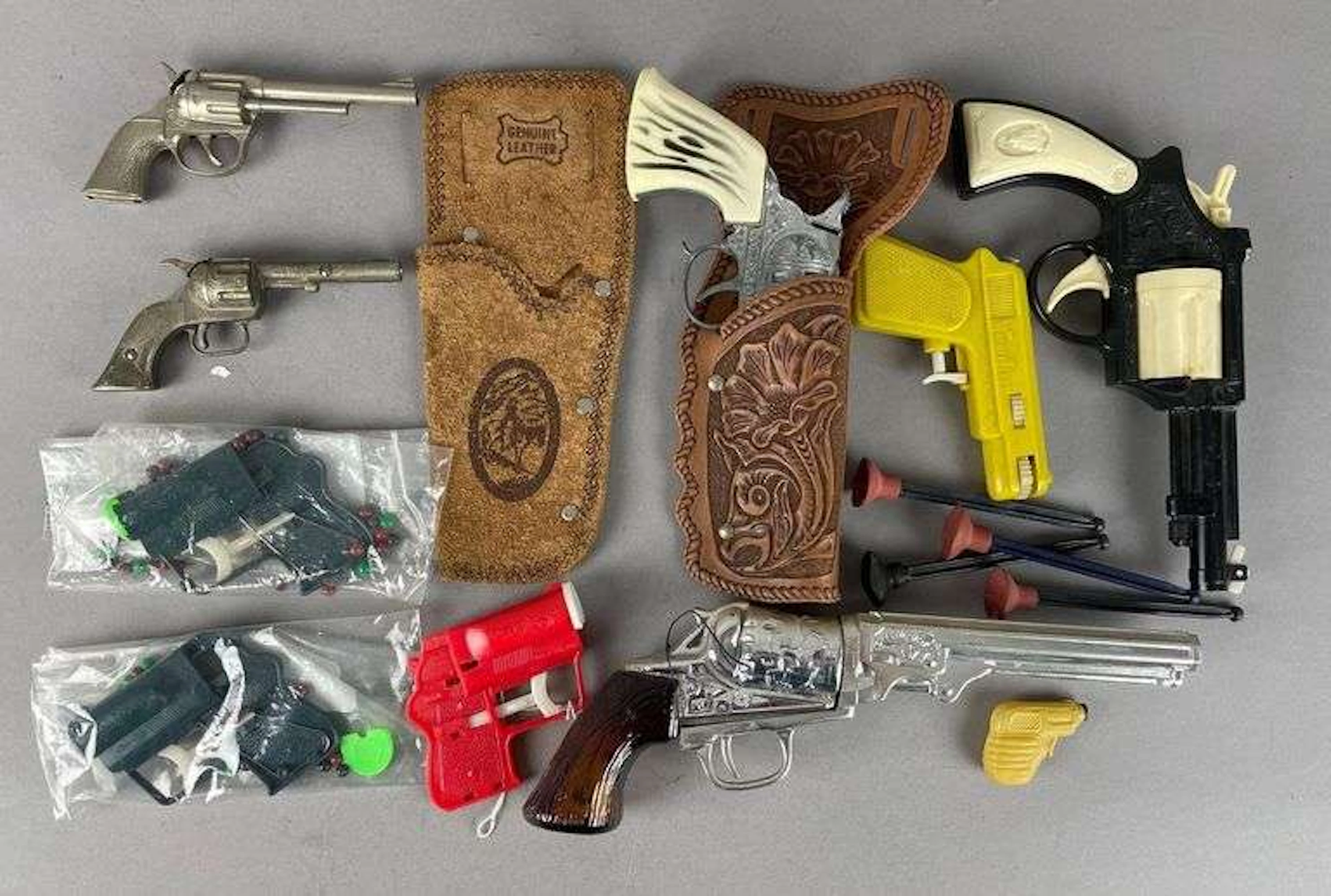 Group of Vintage Cap Guns and More