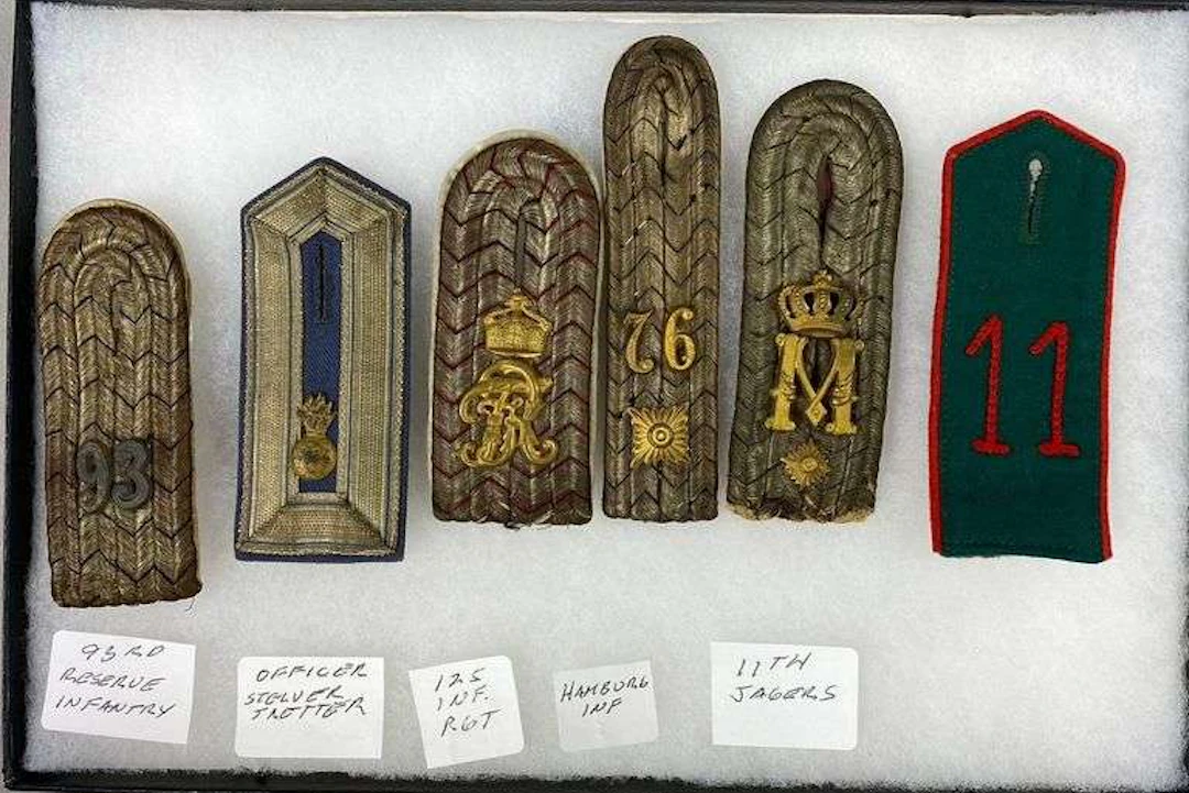 Group of 4 Imperial German Shoulder Boards