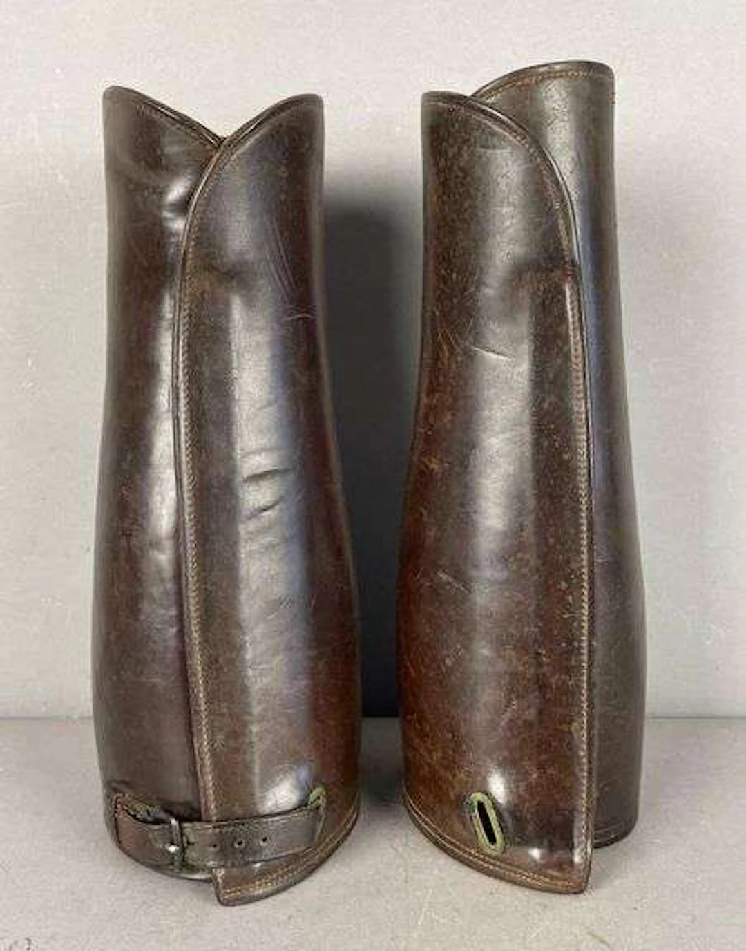 Pair of Vintage Leather Gaiters
