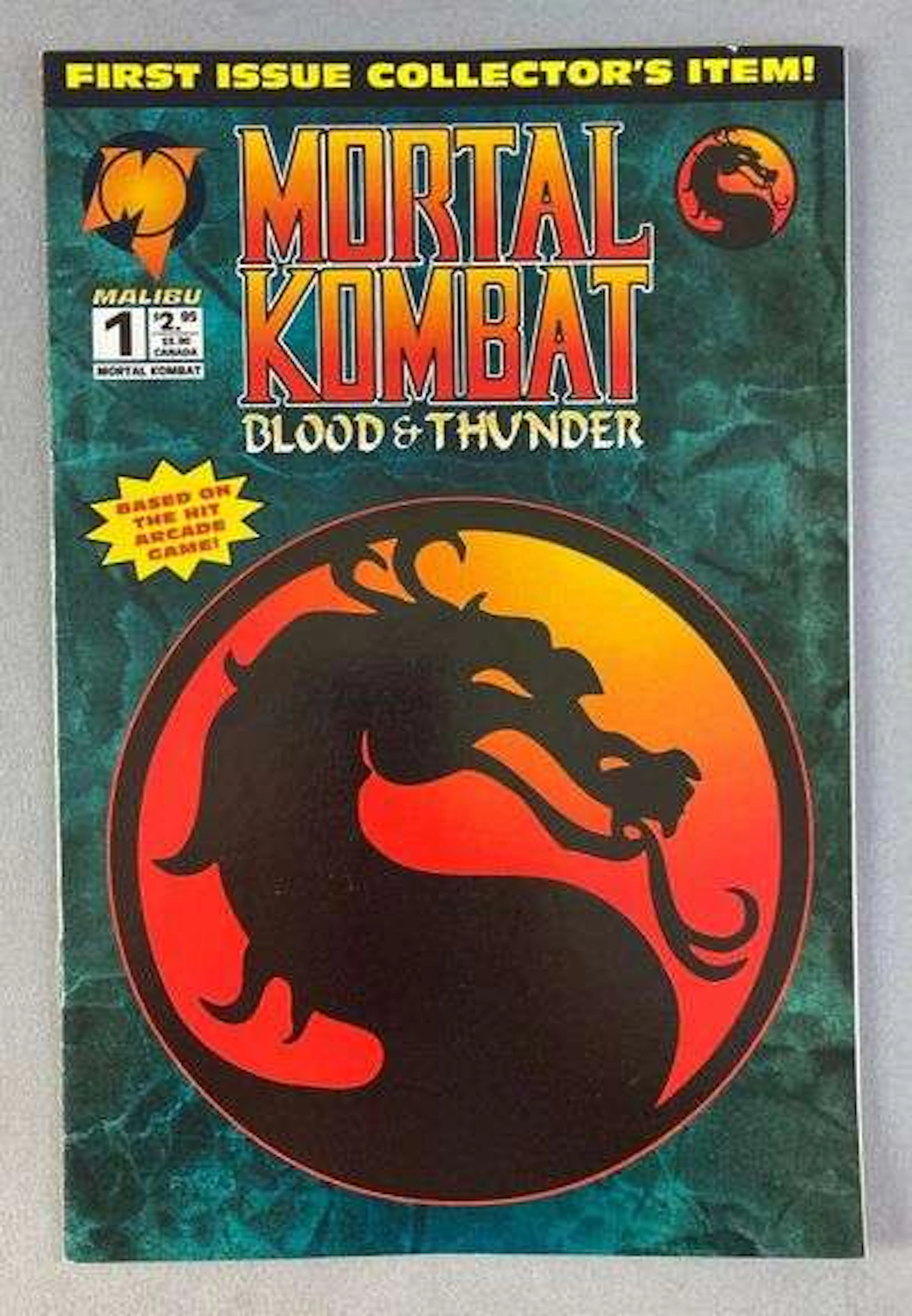 Malibu Comics Mortal Kombat Blood and Thunder No. 1
