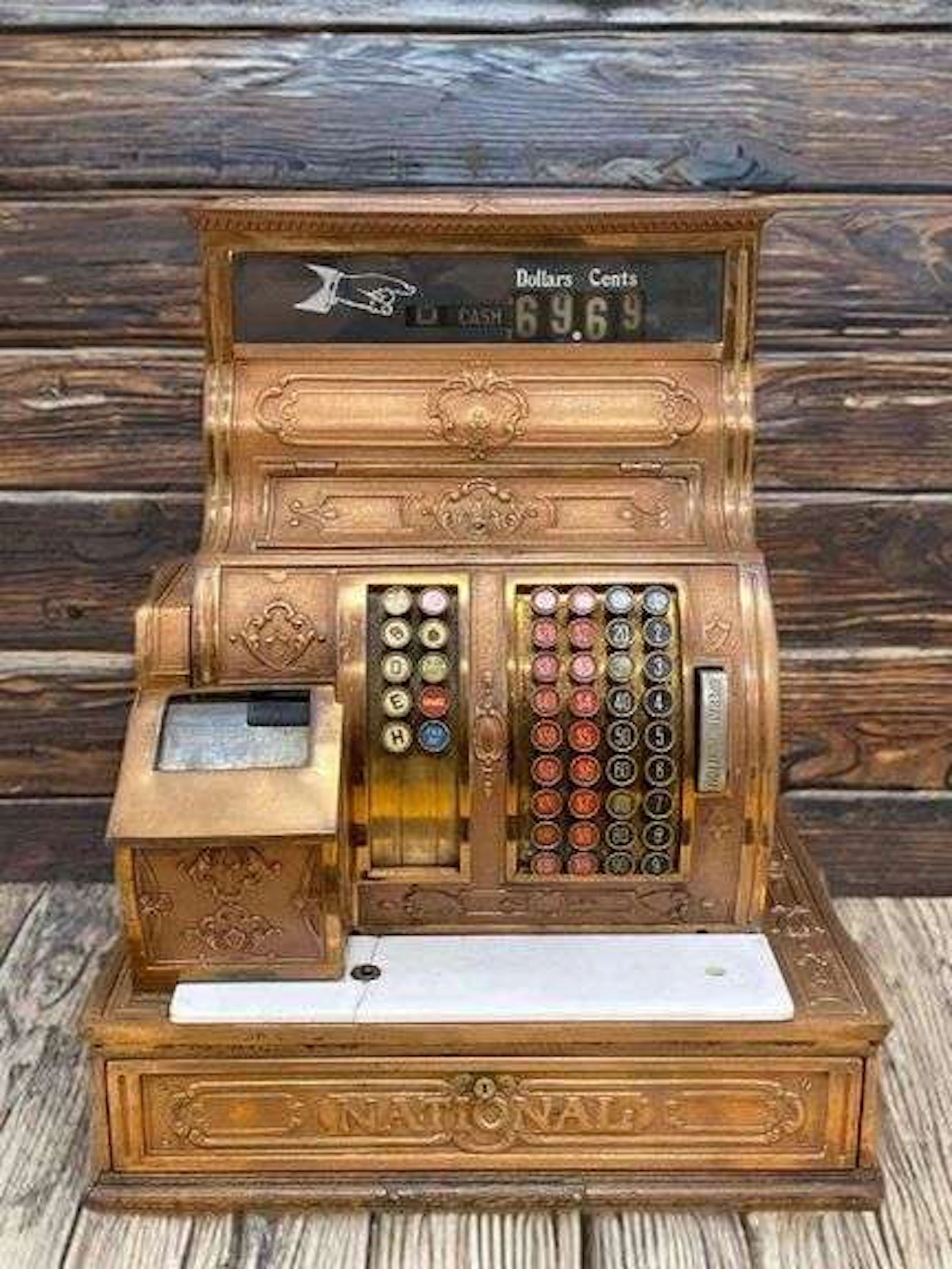 Antique National Cash Register Machine