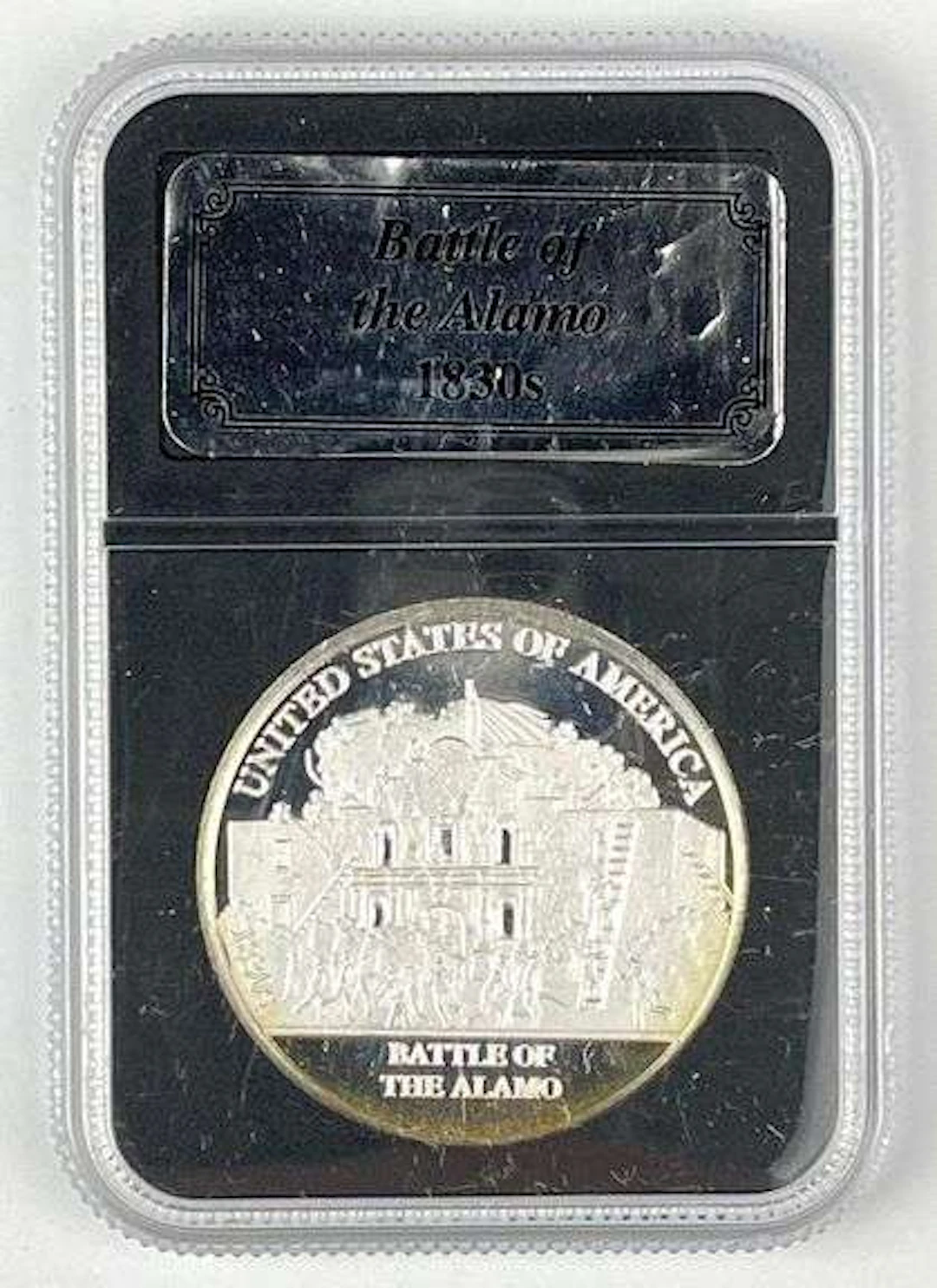 American History Silver Bullion Collection 1830s Battle of the Alamo