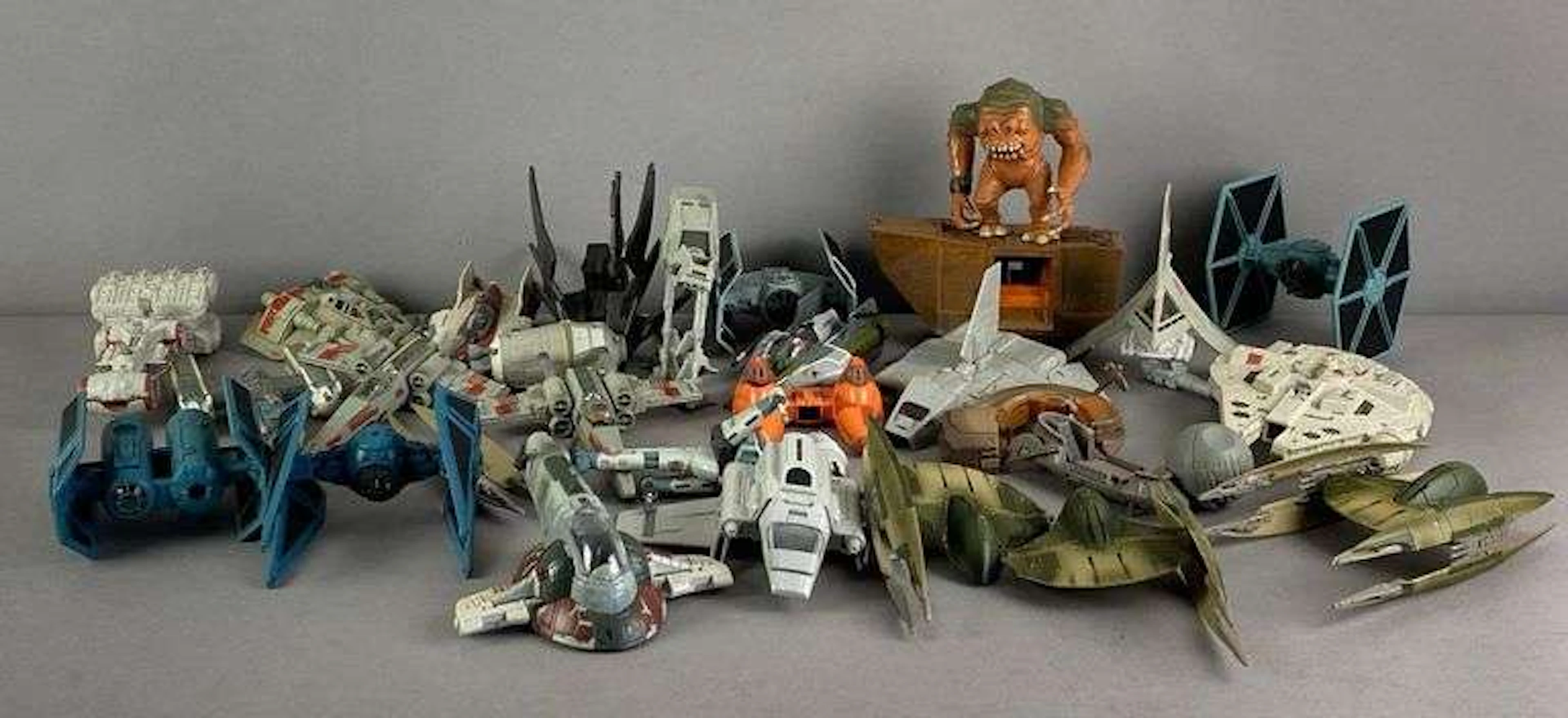 Group of Assoted Star Wars Vehicles and More