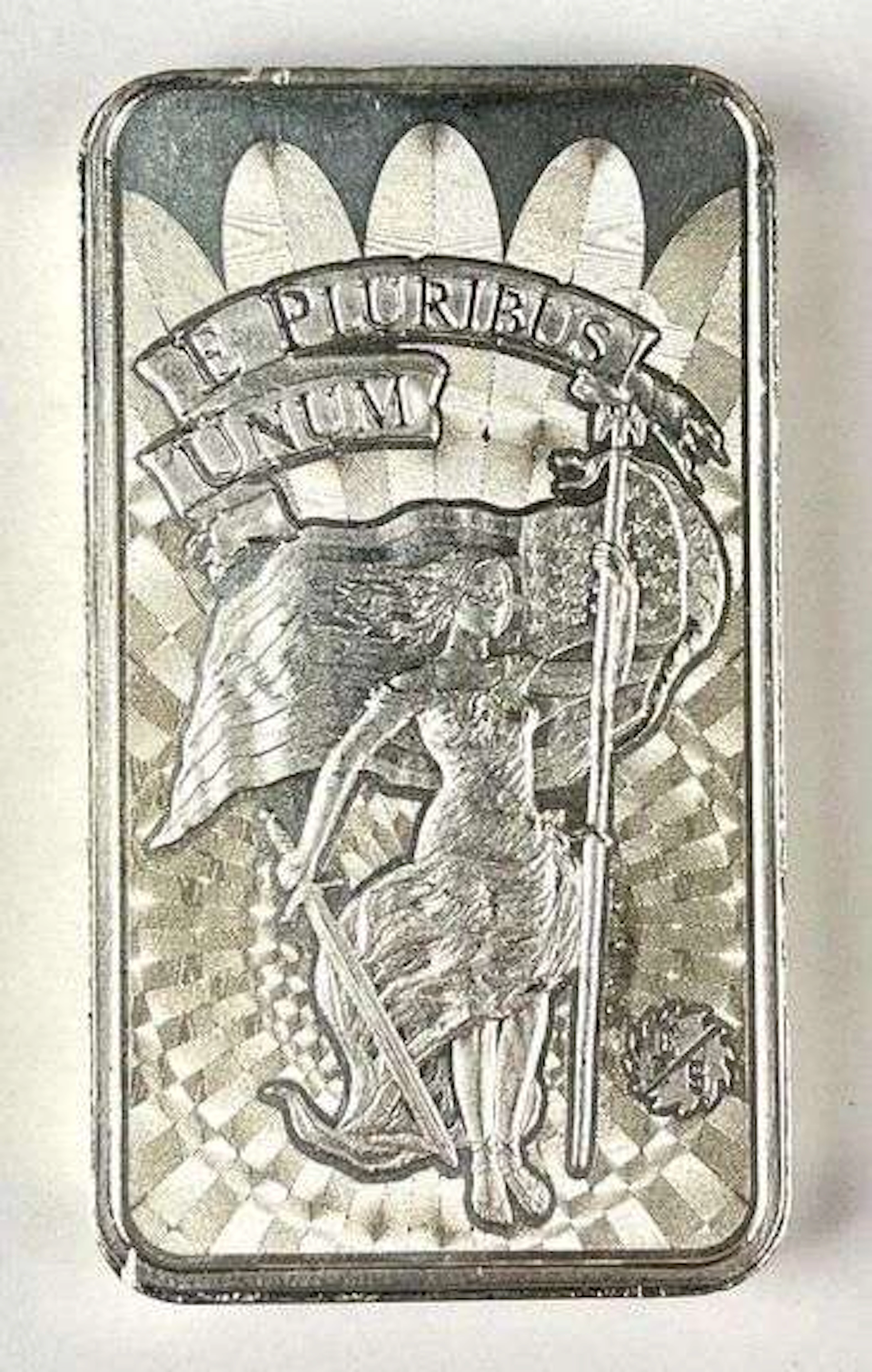 Cut Saw Mint Unity and Liberty 5 oz 999 Fine Silver Ingot/ Bar