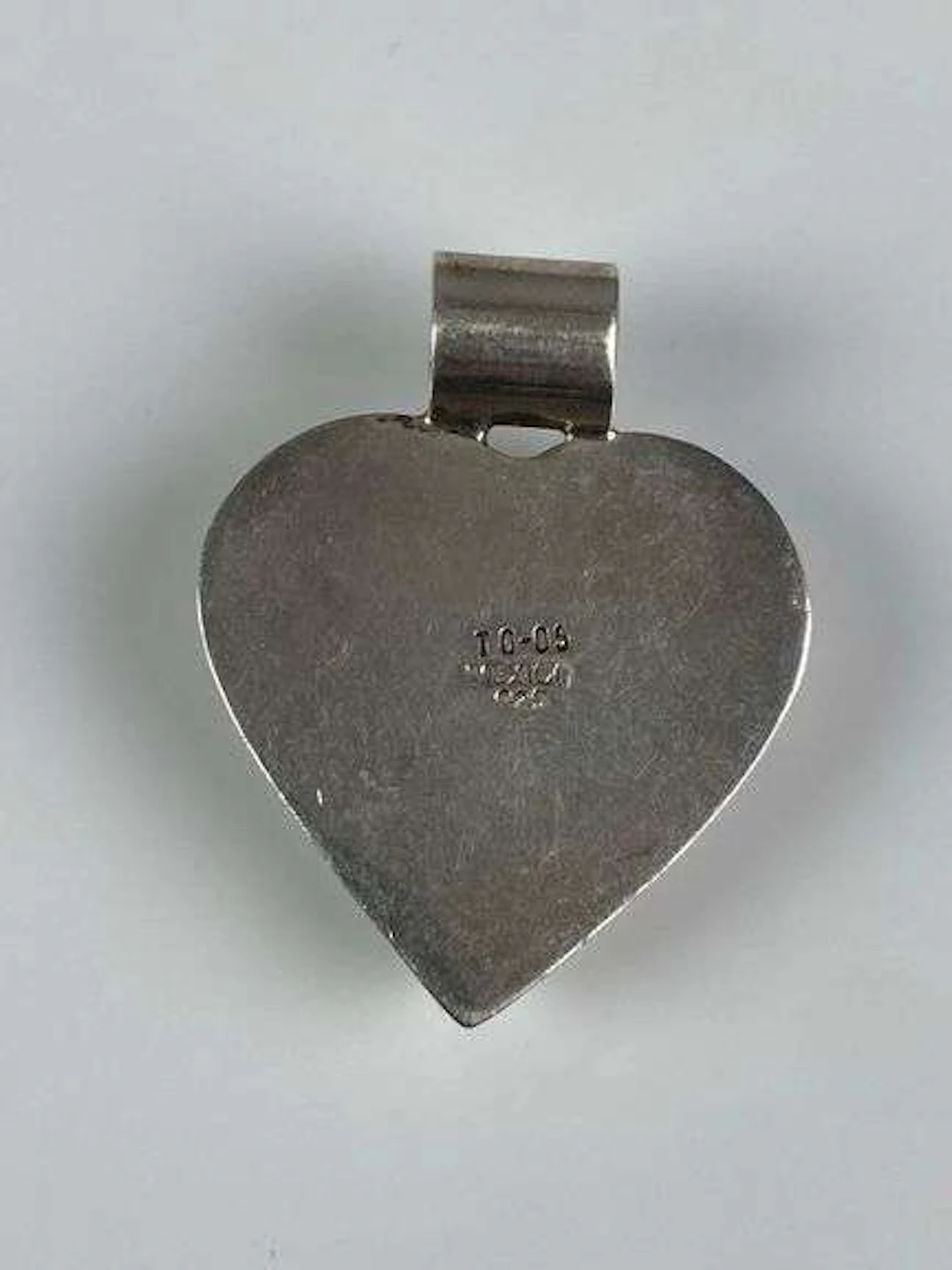 Mexican Sterling Silver Heart Pendant