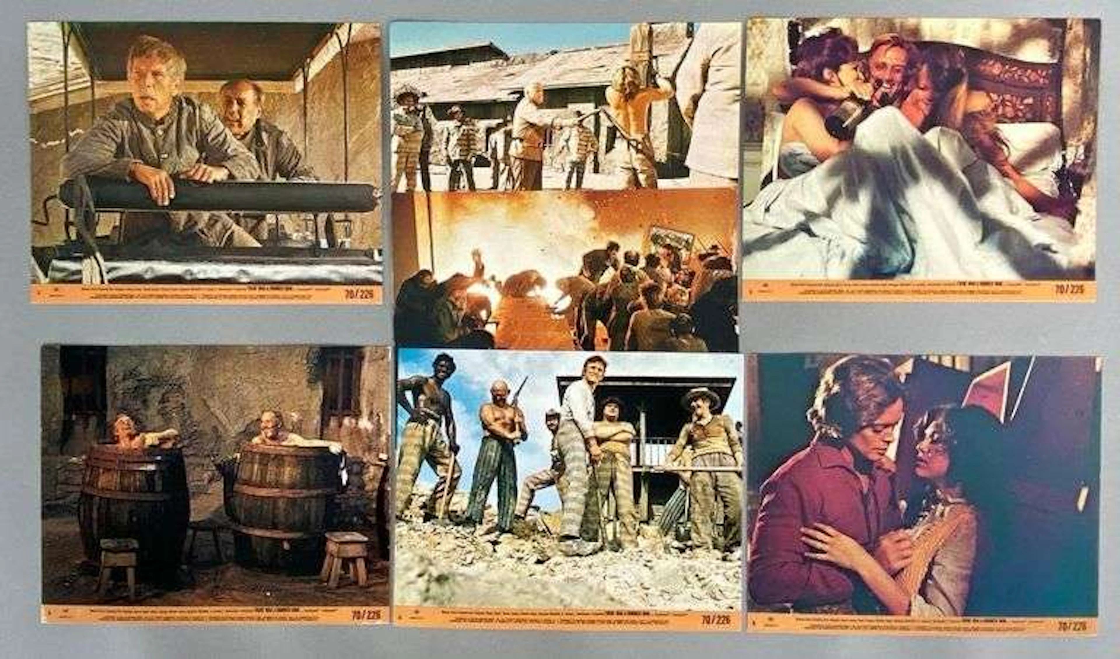Group of 7 1970 There Was A Crooked Man Mini Lobby Cards