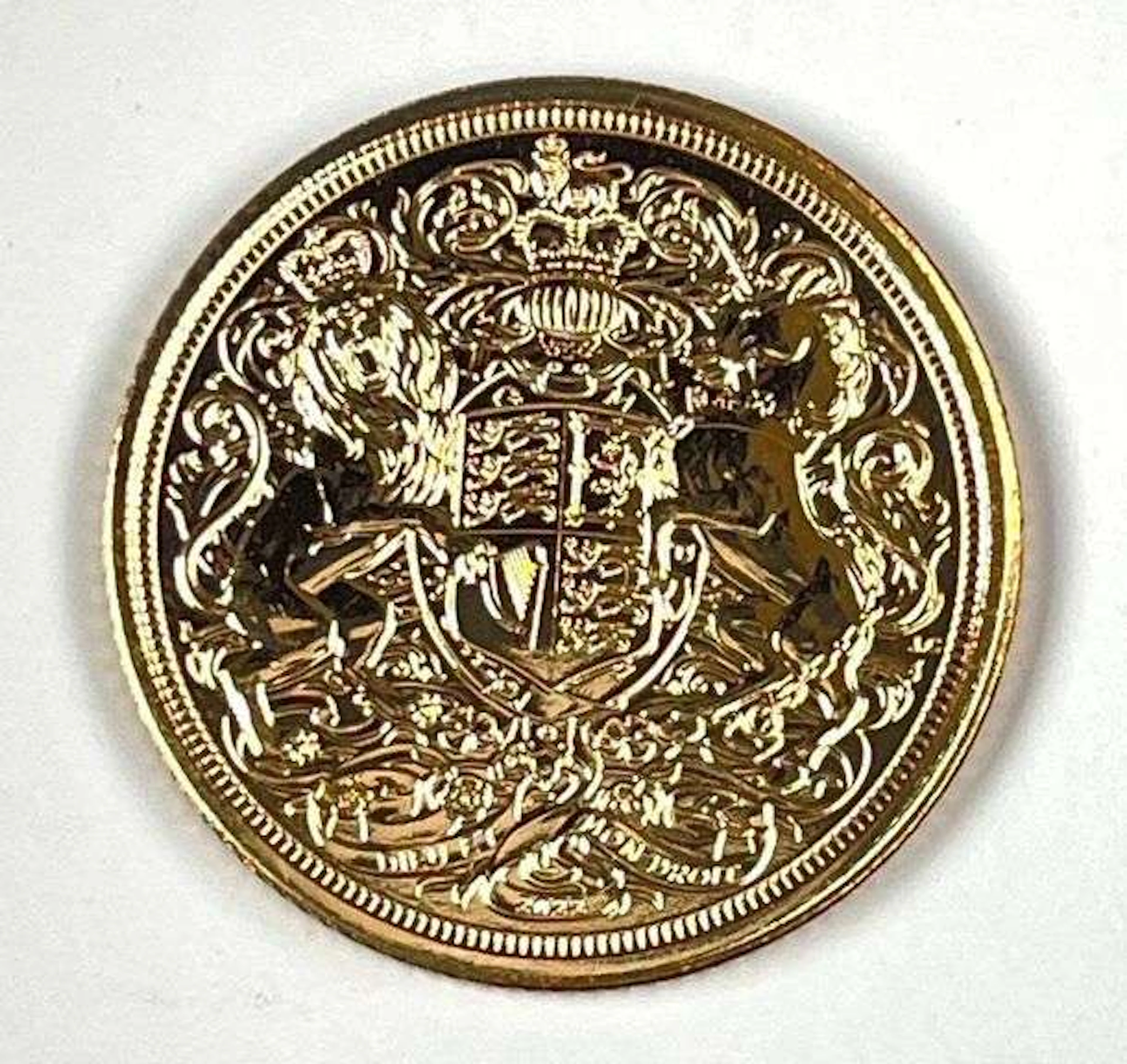 2022 Great Britain Memorial Sovereign BU Gold Coin