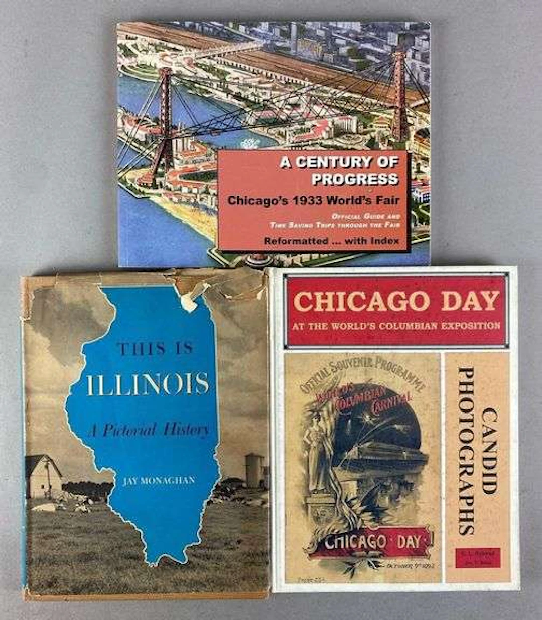 Group of 3 Chicago/Illinois Books