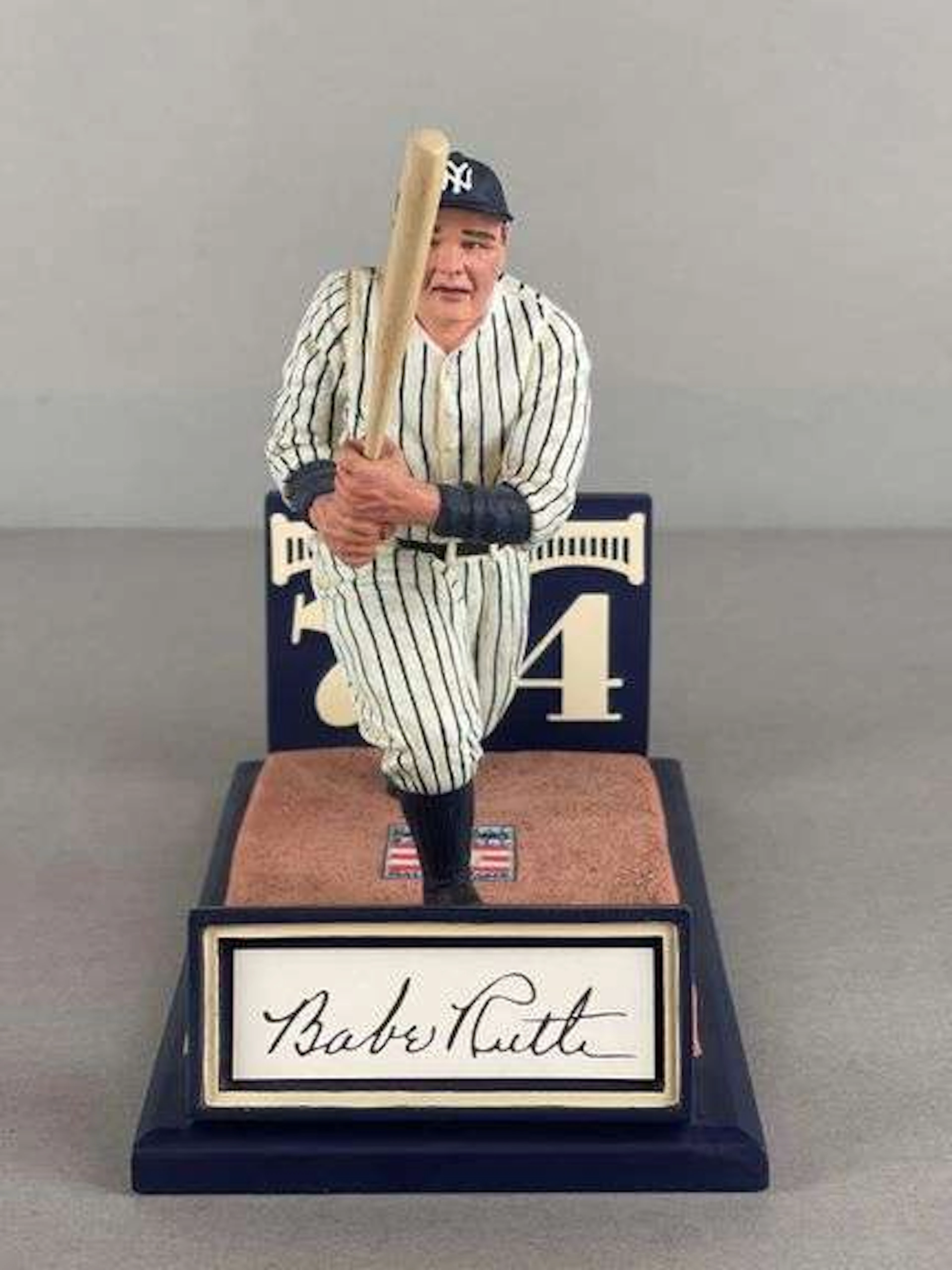 Babe Ruth Signed Romito Figurine Statue 244/714