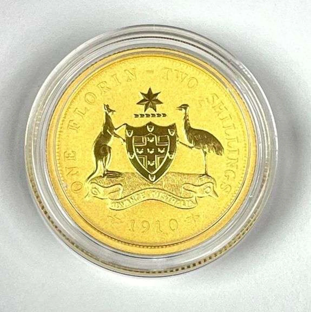 2021 Australia $25 Commemorative Florin 1/4 oz 9999 Gold Coin