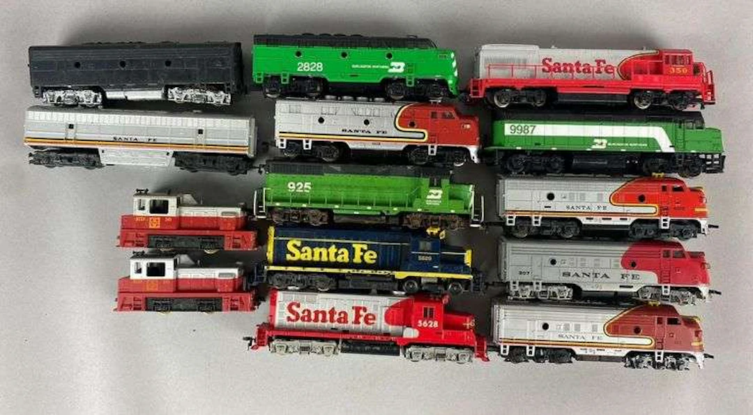 Group of Assorted HO Scale Diesel Locomotives
