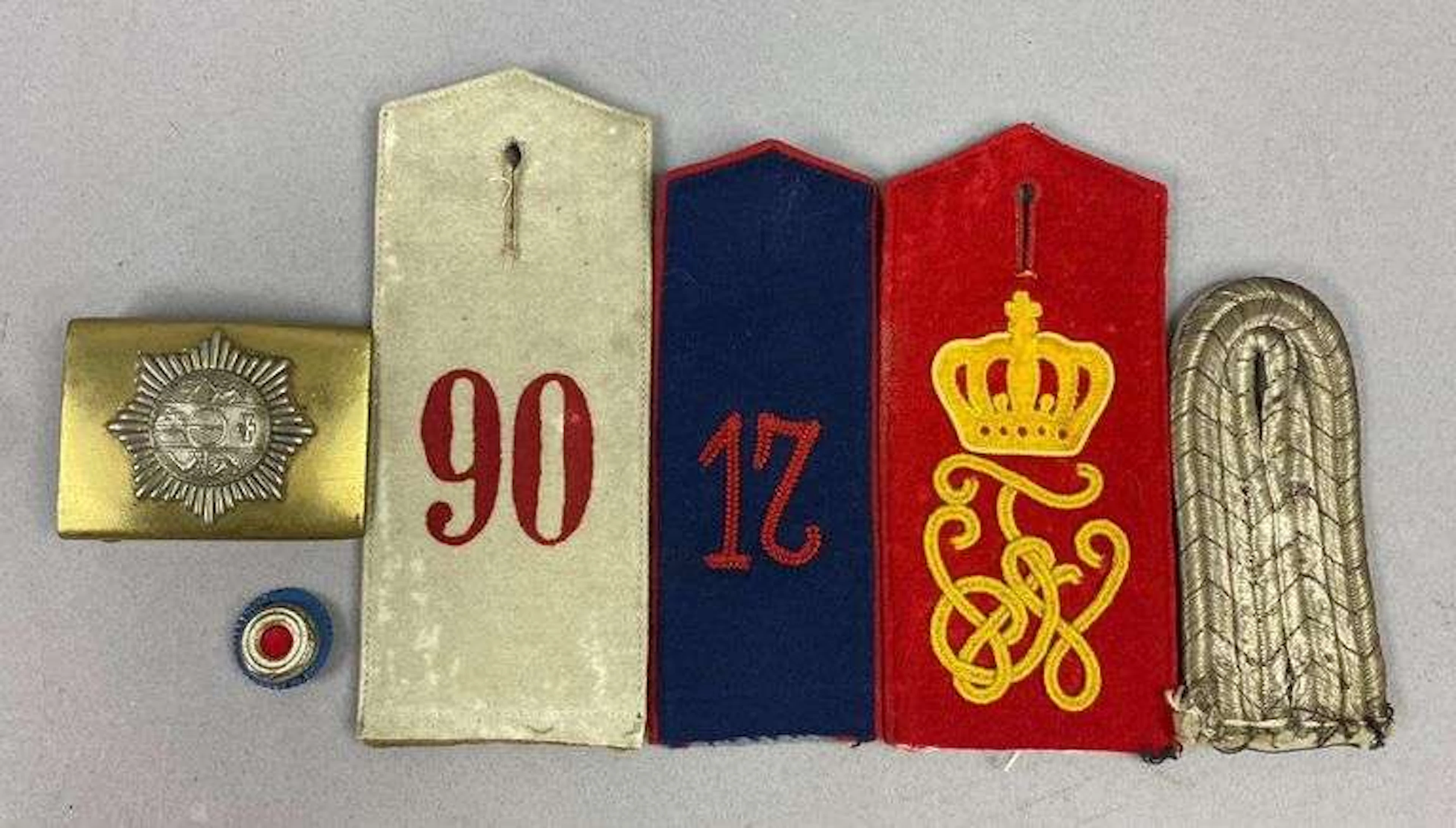 Group of 6 Mecklenburg Shoulder Boards and More