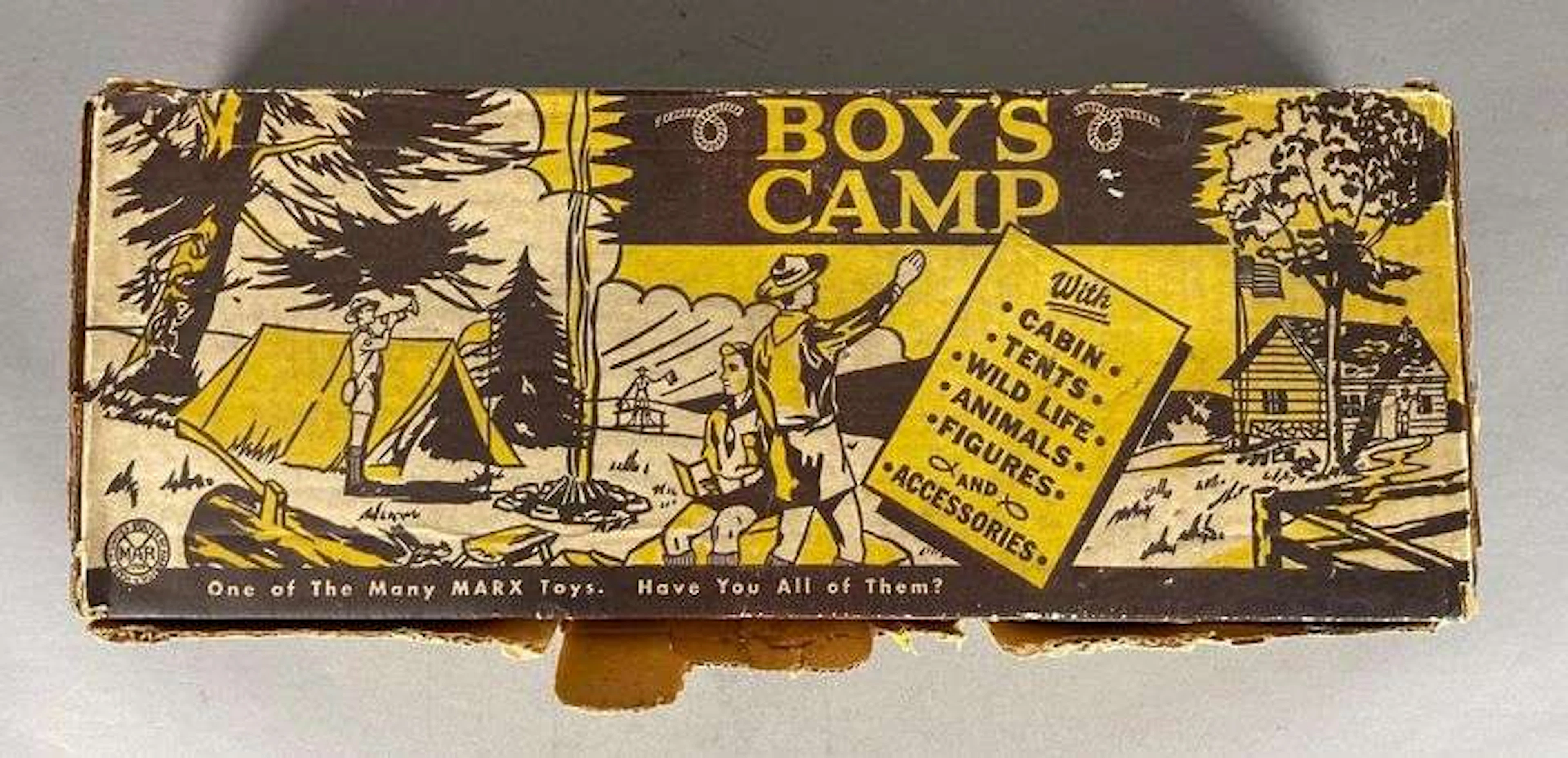 Vintage Marx Boys Camp Playset