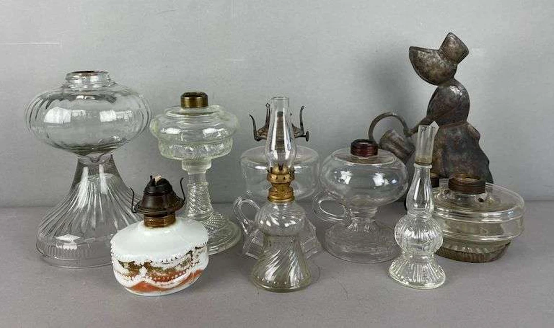 Group of EAPG Oil Lamps