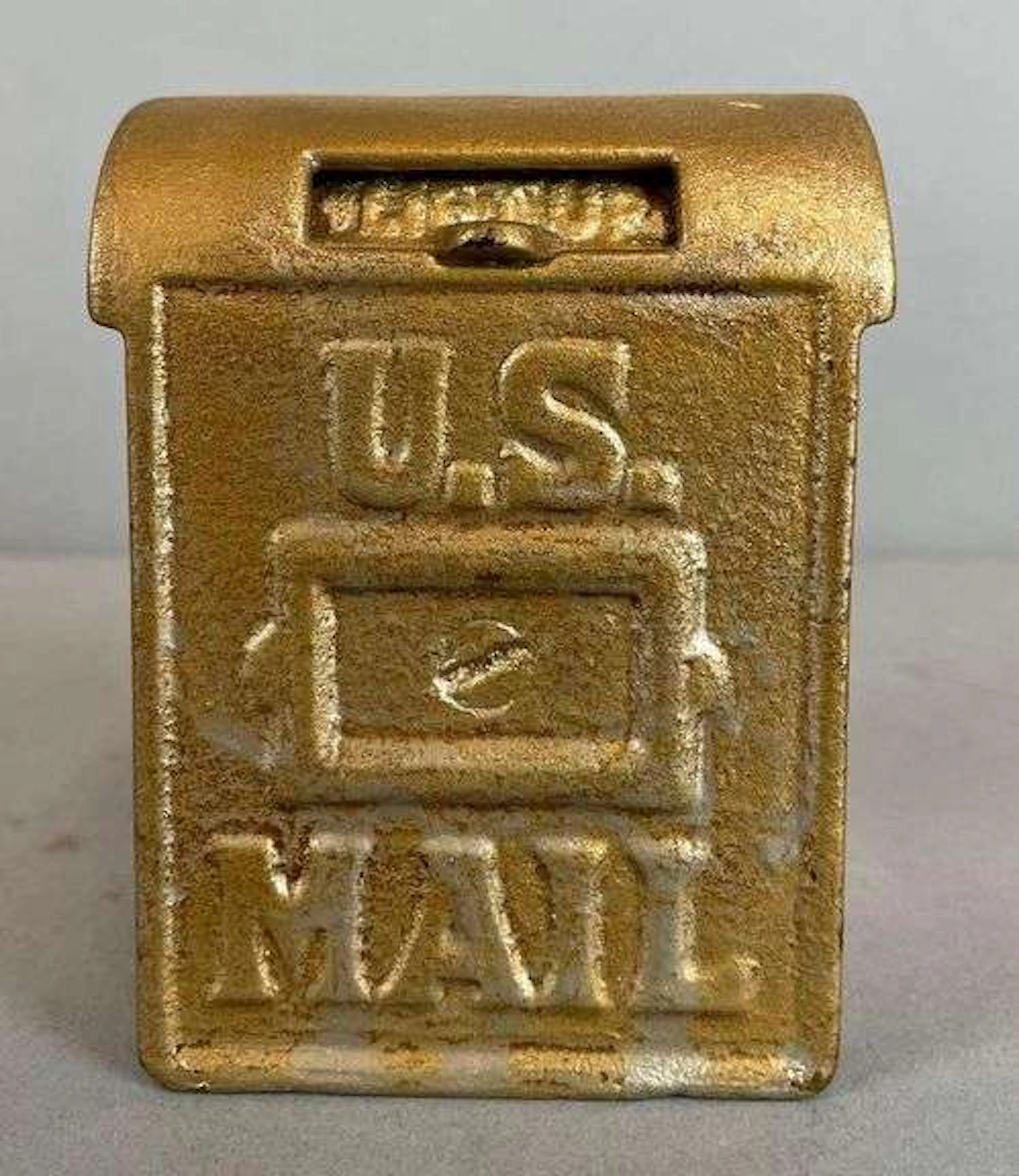 Antique U.S. Mail Cast Iron Bank