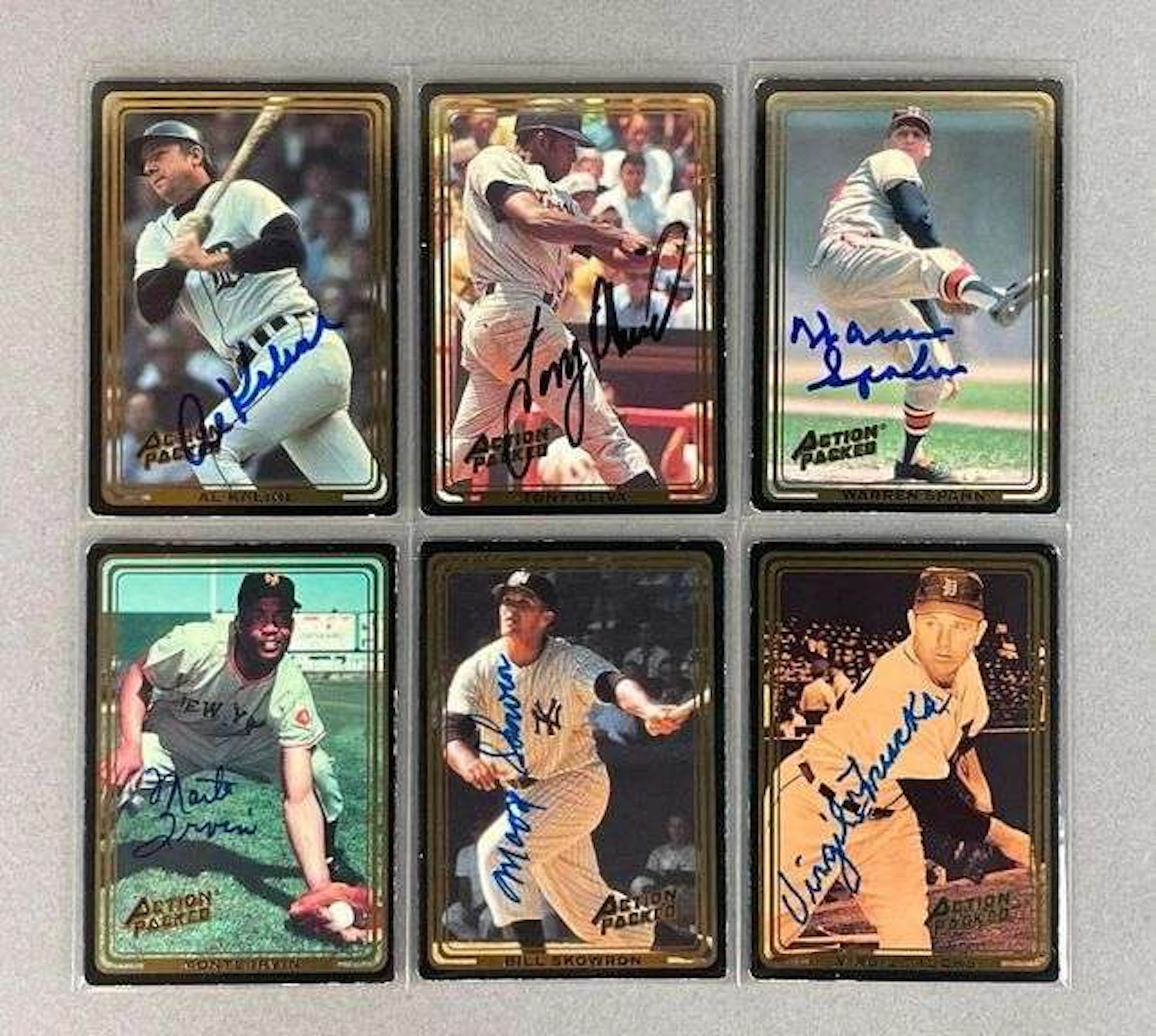 6 - 1992 Action Packed Signed HOFs and Star Cards