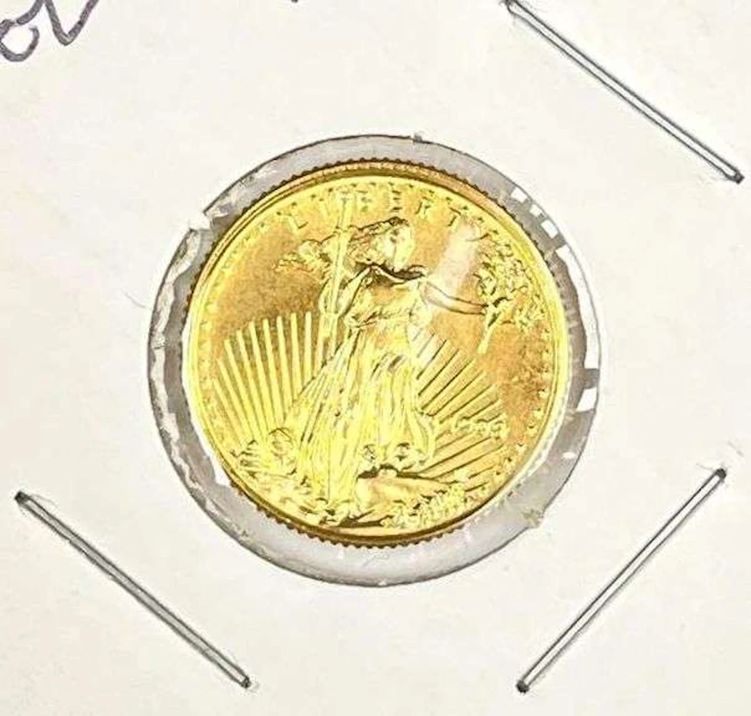 1998 US $5 American Gold Eagle 1/10 oz Fine Gold Coin