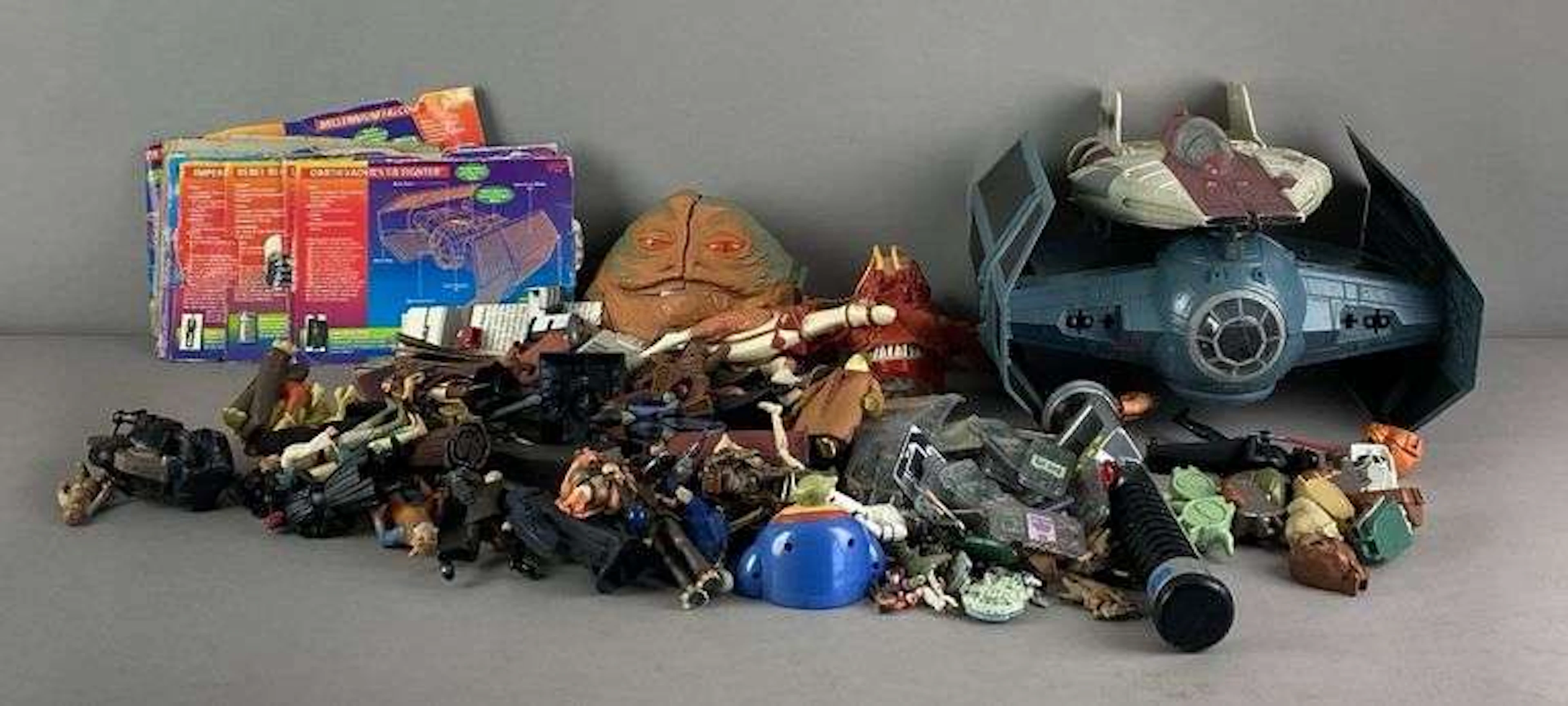 Group of Star Wars Toys and More