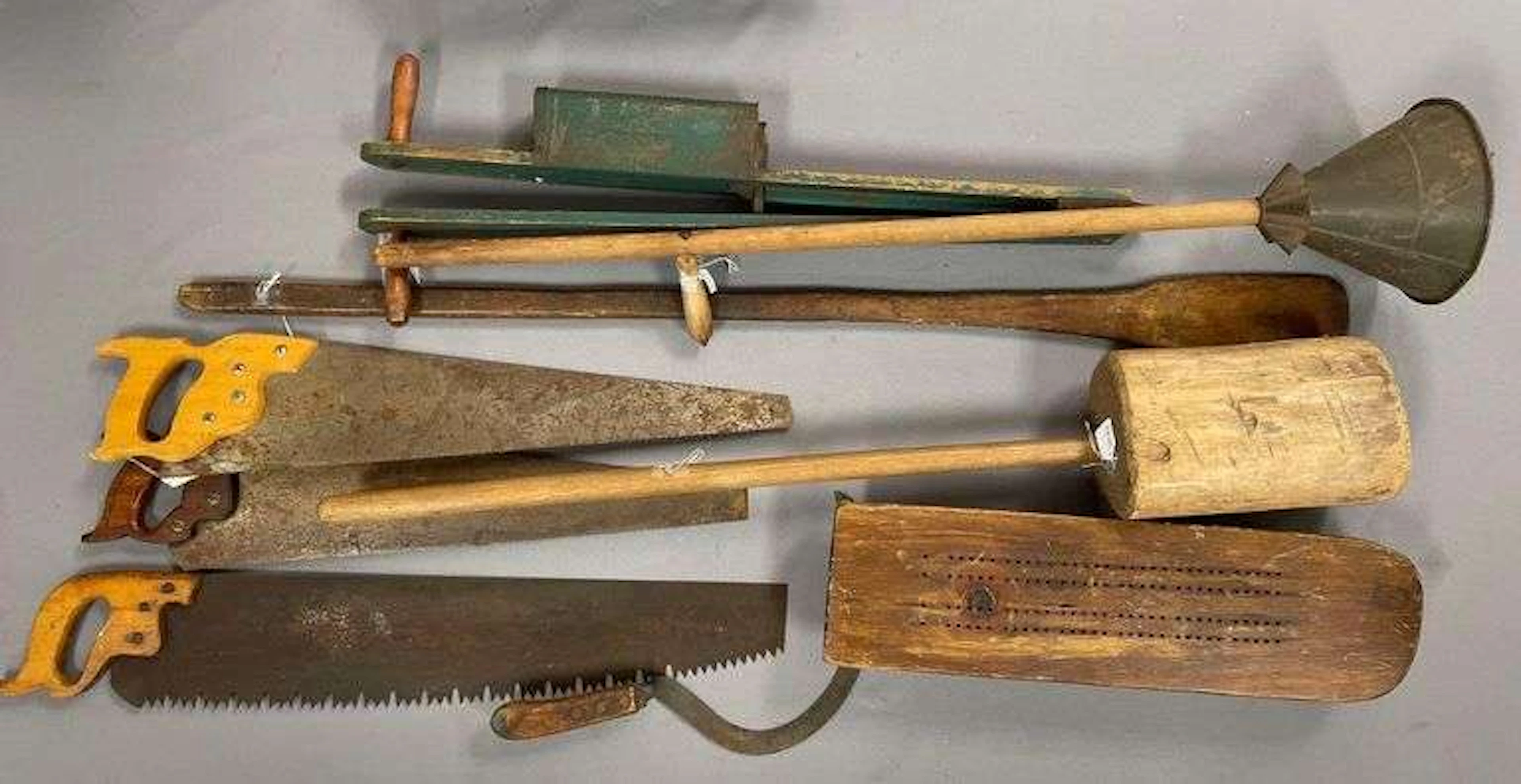 Group of Vintage Primitive Style Tools