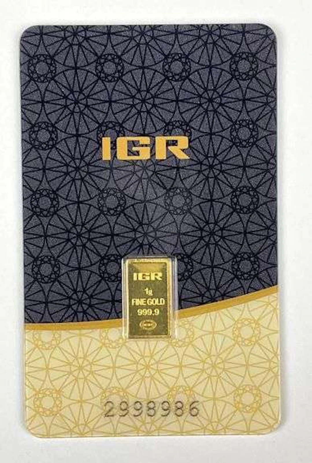 Istanbul Gold Refineri 1 Gram 999.9 Fine Gold Ingot/ Bar