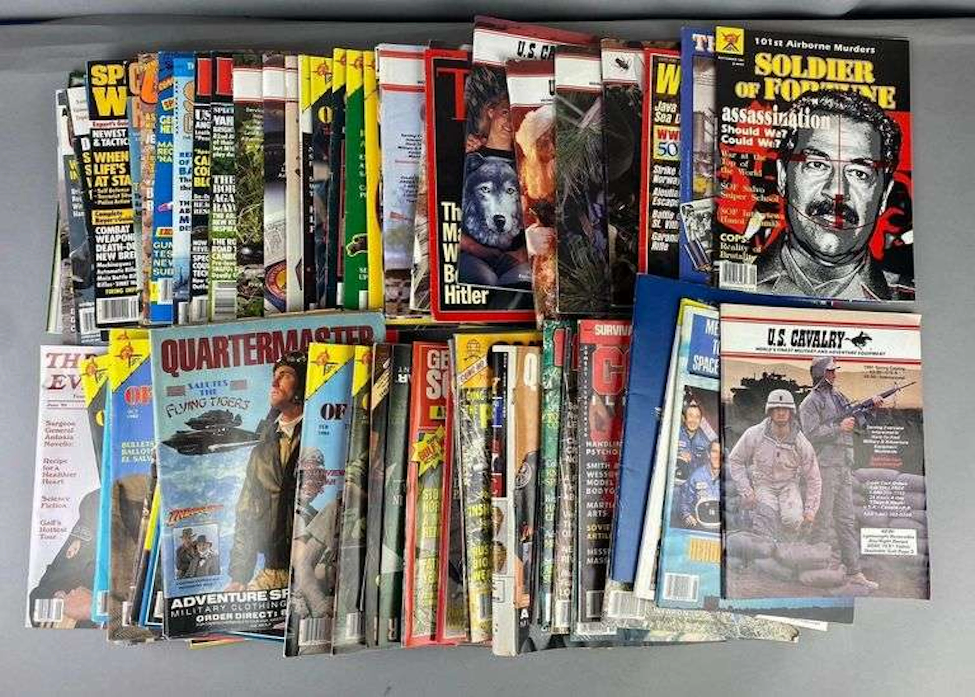 Group of 50+ U.S. Cavalry Magazines and More