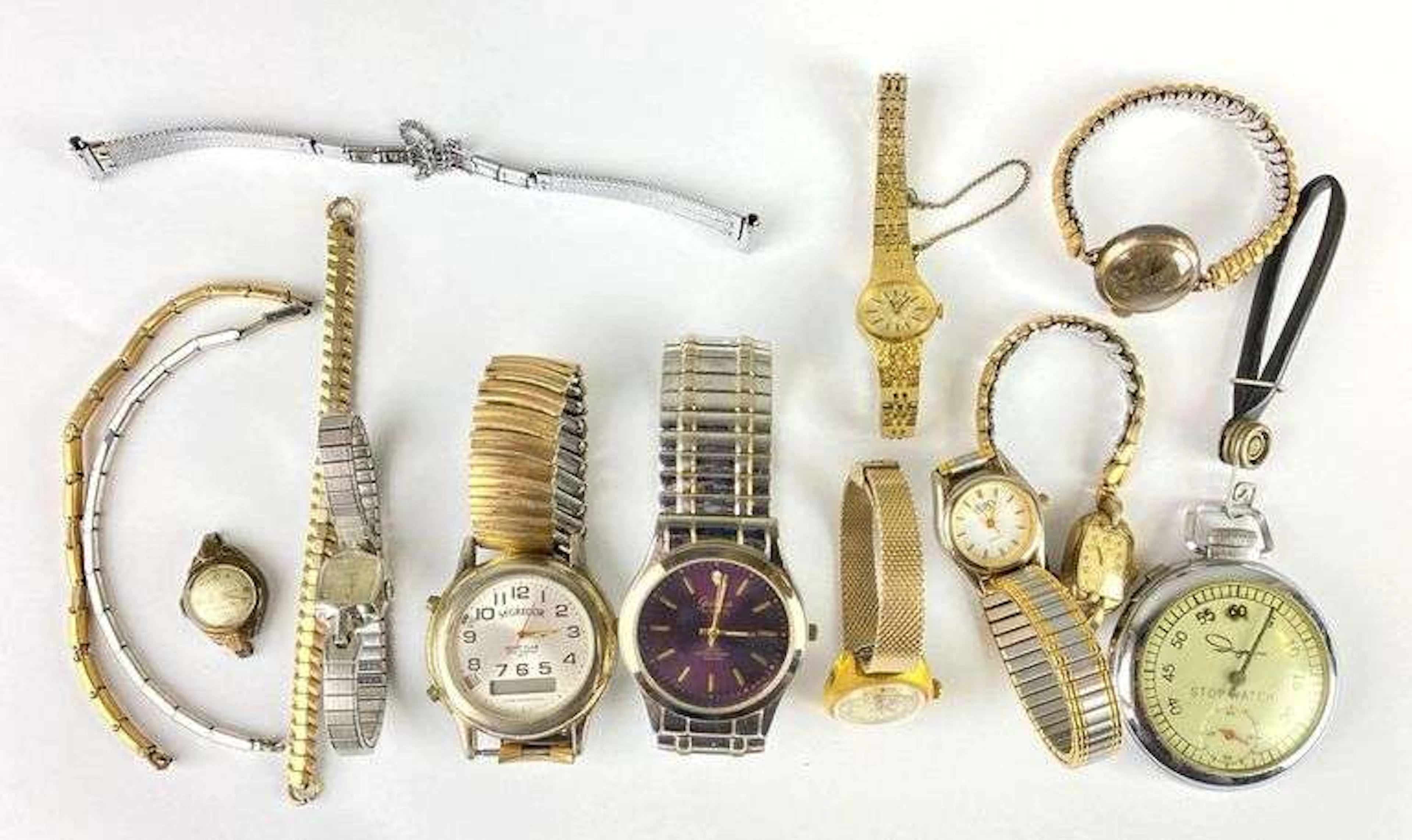 Group of 10 Vintage Watches and More