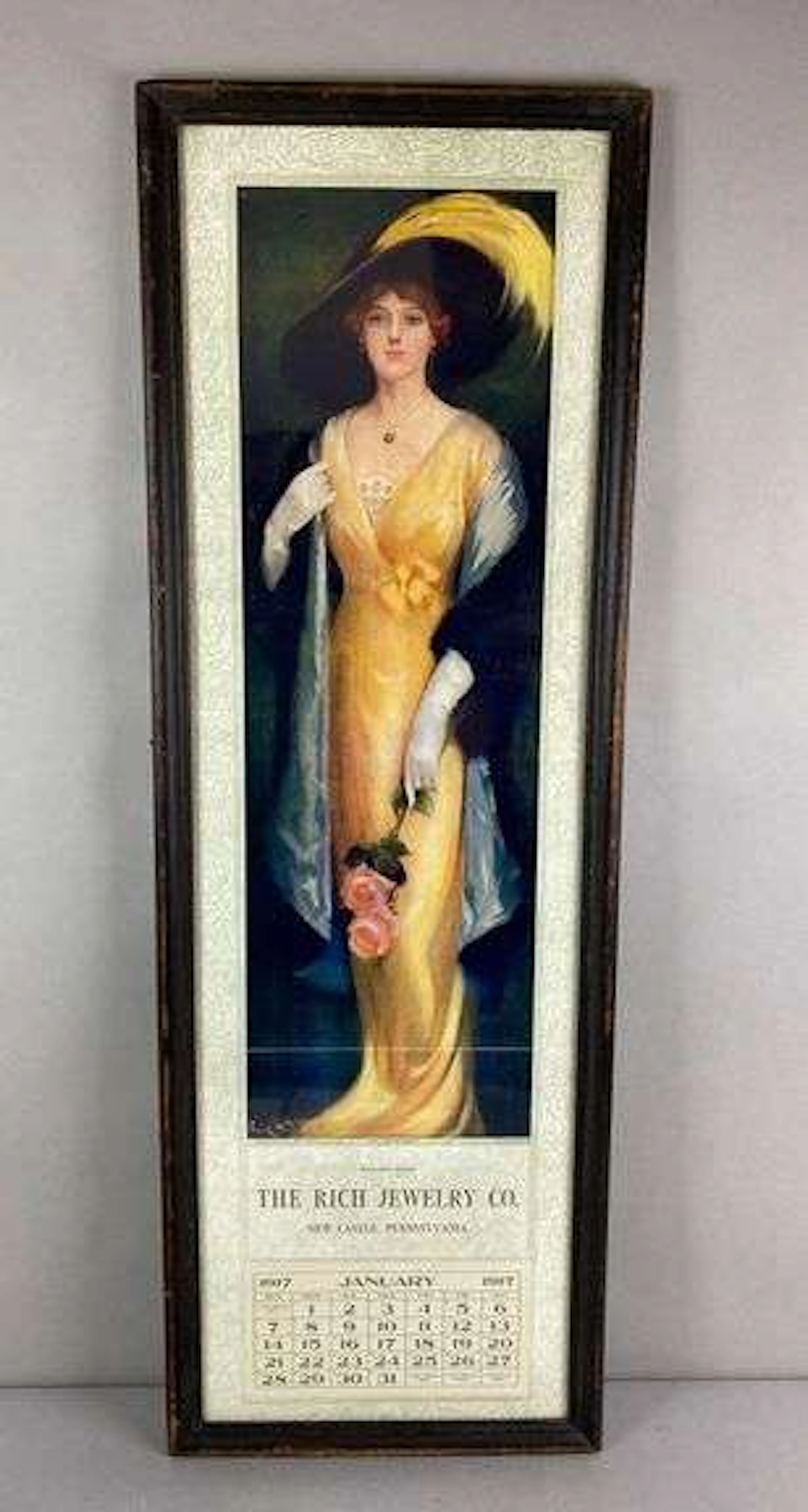1917 Rich Jewelry Co Advertising Yard Long Print