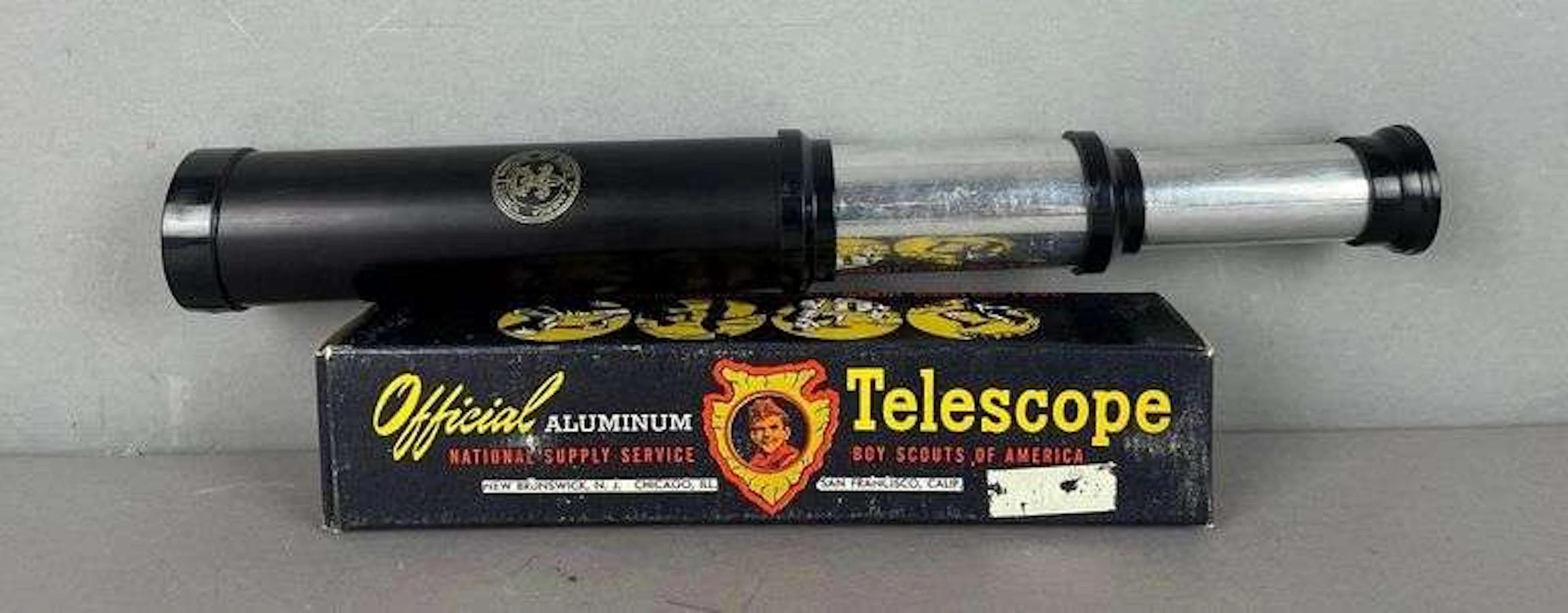 Vintage Boy Scout Official Aluminum Telescope