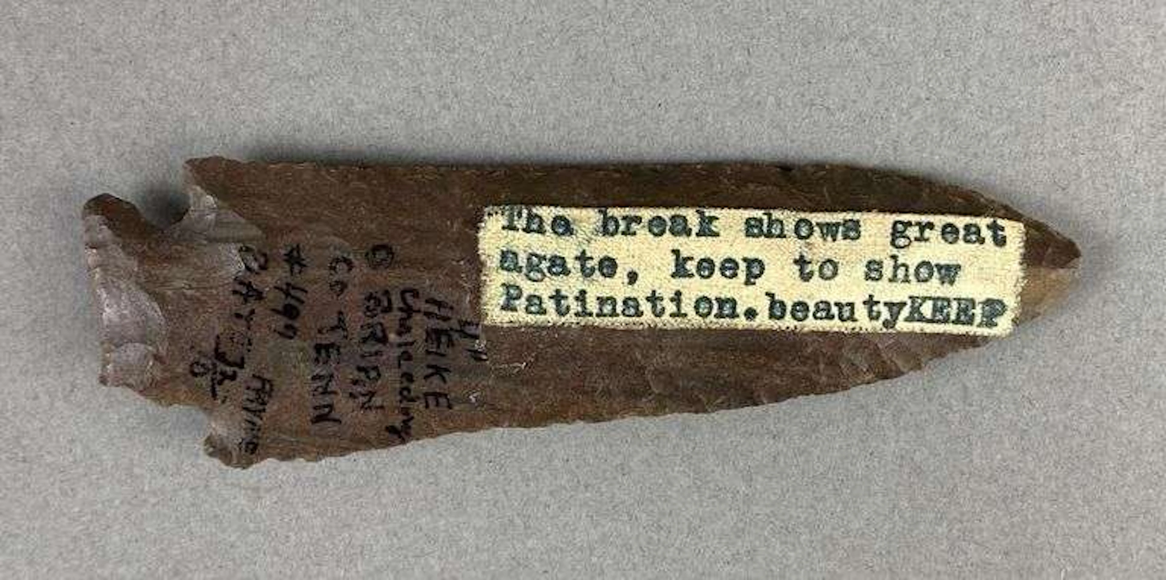 4 Inch Native American Arrowhead O'Brian Corner Notch Tennessee Heike