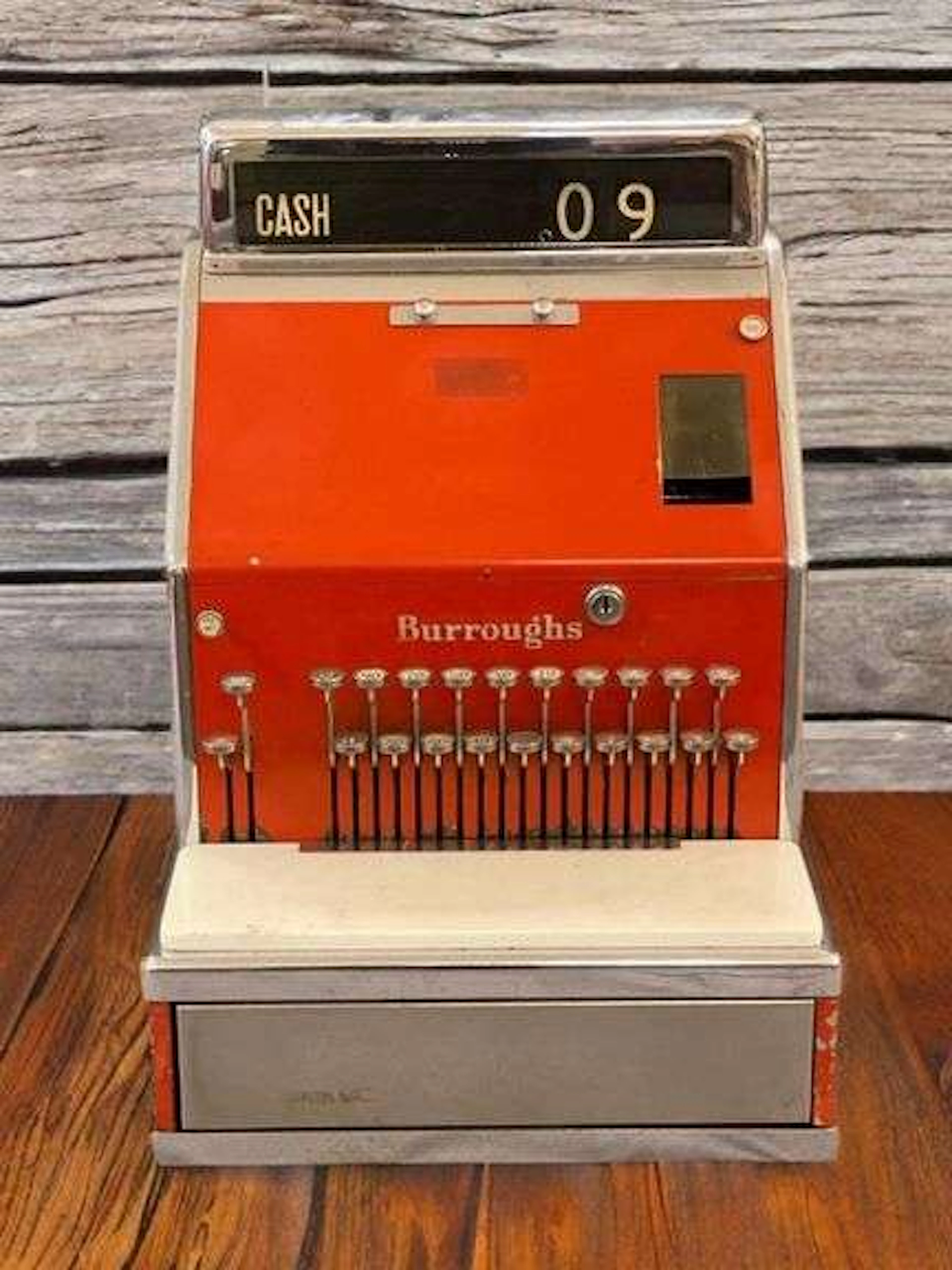 Vintage Burroughs Counting Machine Cash Register