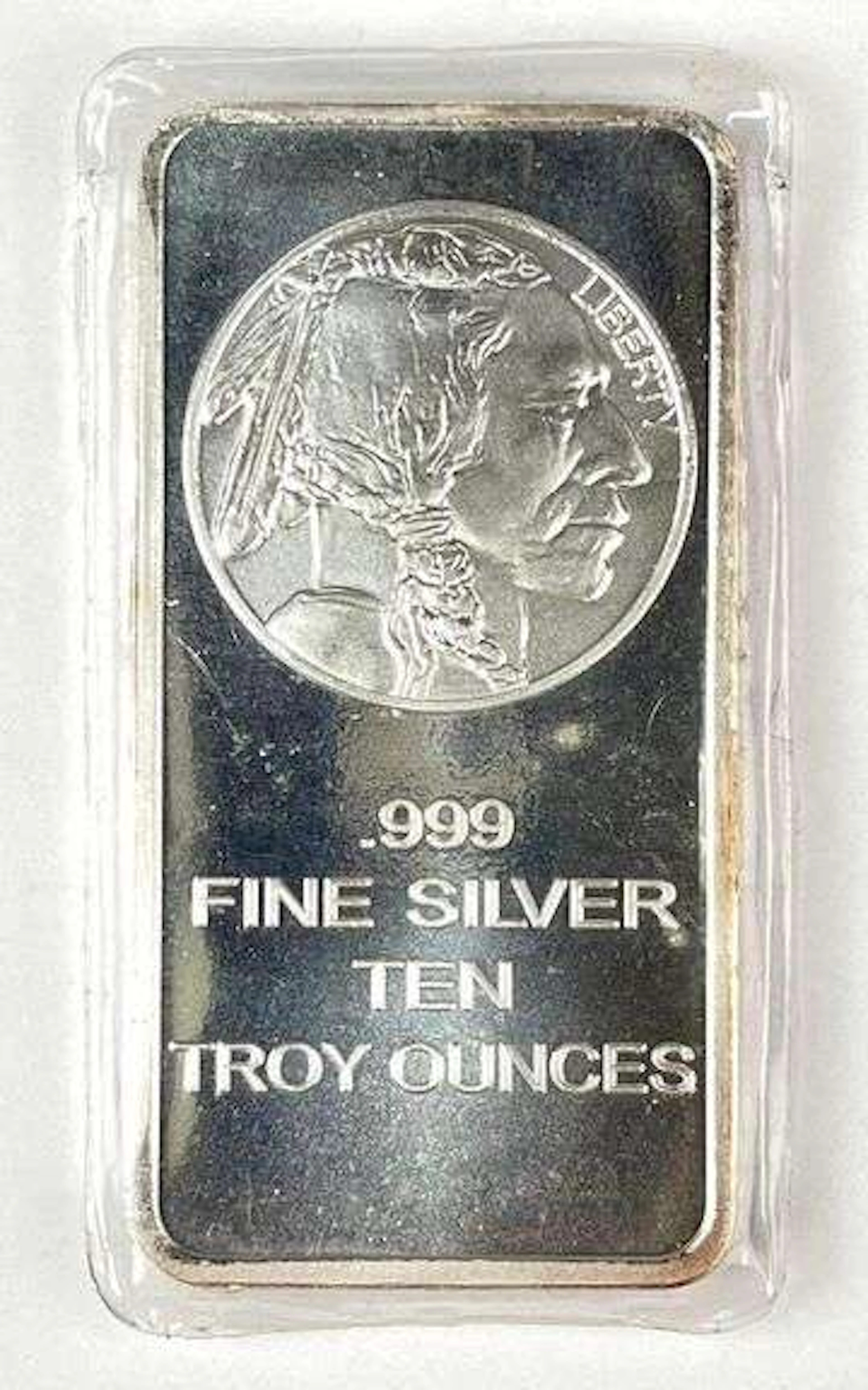 SilverTowne Buffalo Design 10 oz .999 Fine Silver Ingot/ Bar