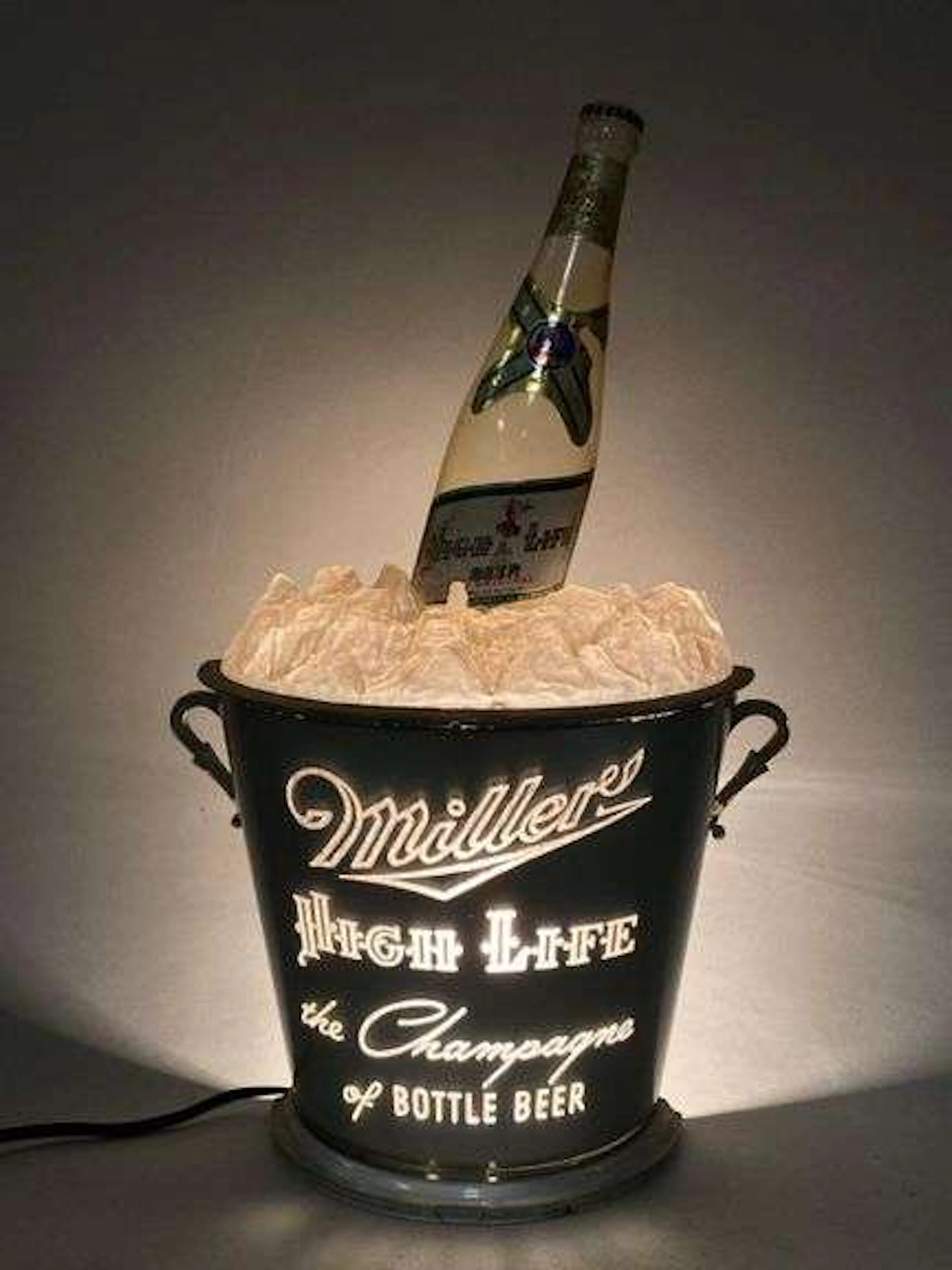 Miller High Life Light Up Advertising Sign