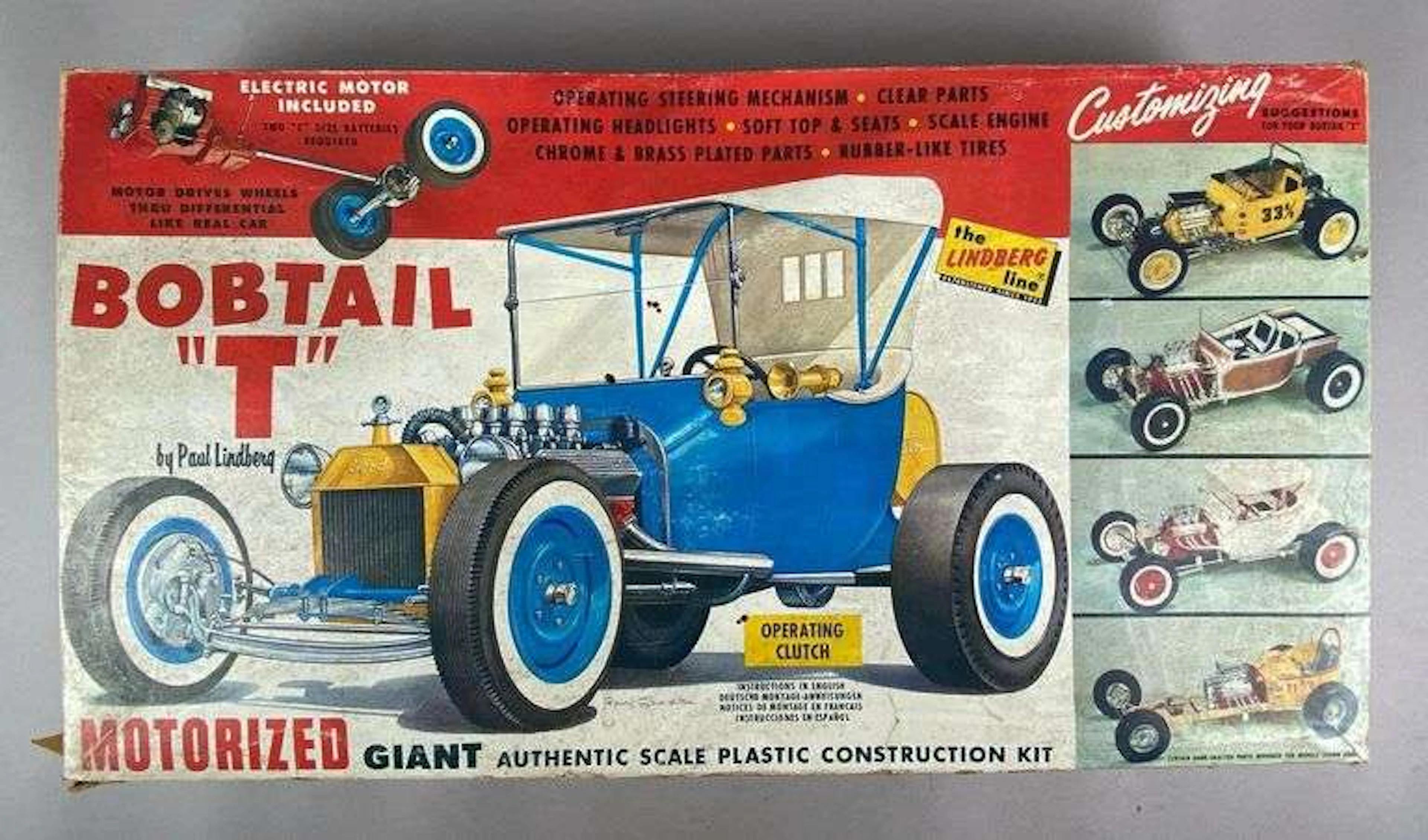 Lindberg Bobtail T Plastic Model Kit