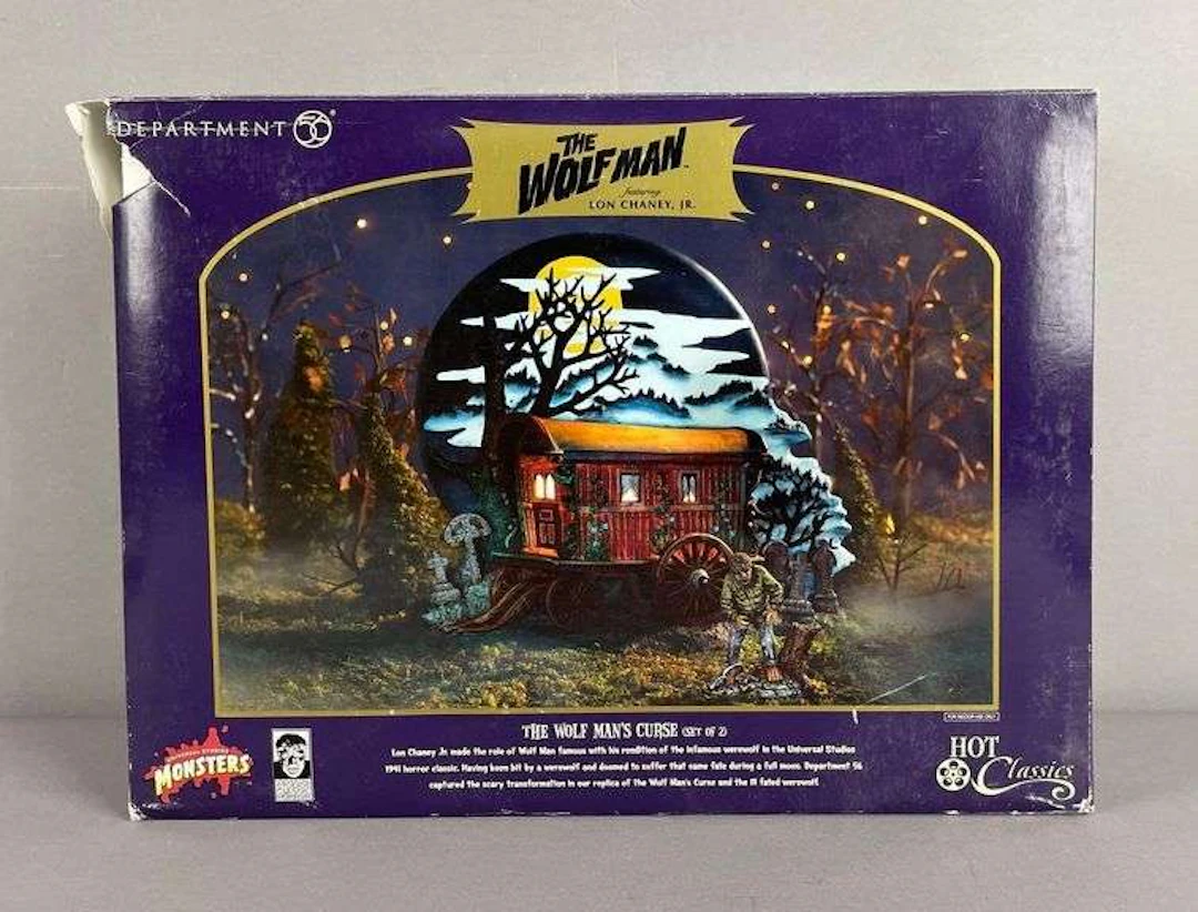 Department 56 Universal Studios Monsters The Wolf Man's Curse Ceramic