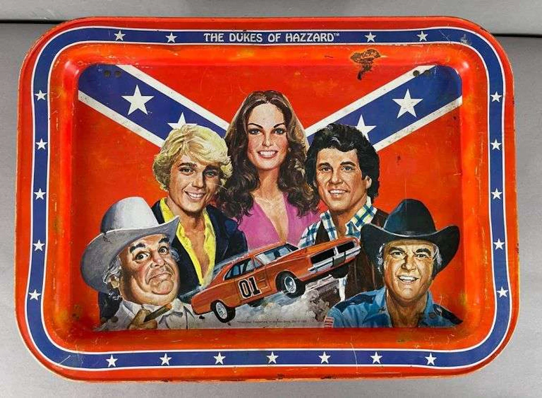 1981 Dukes of Hazzard Metal TV Tray