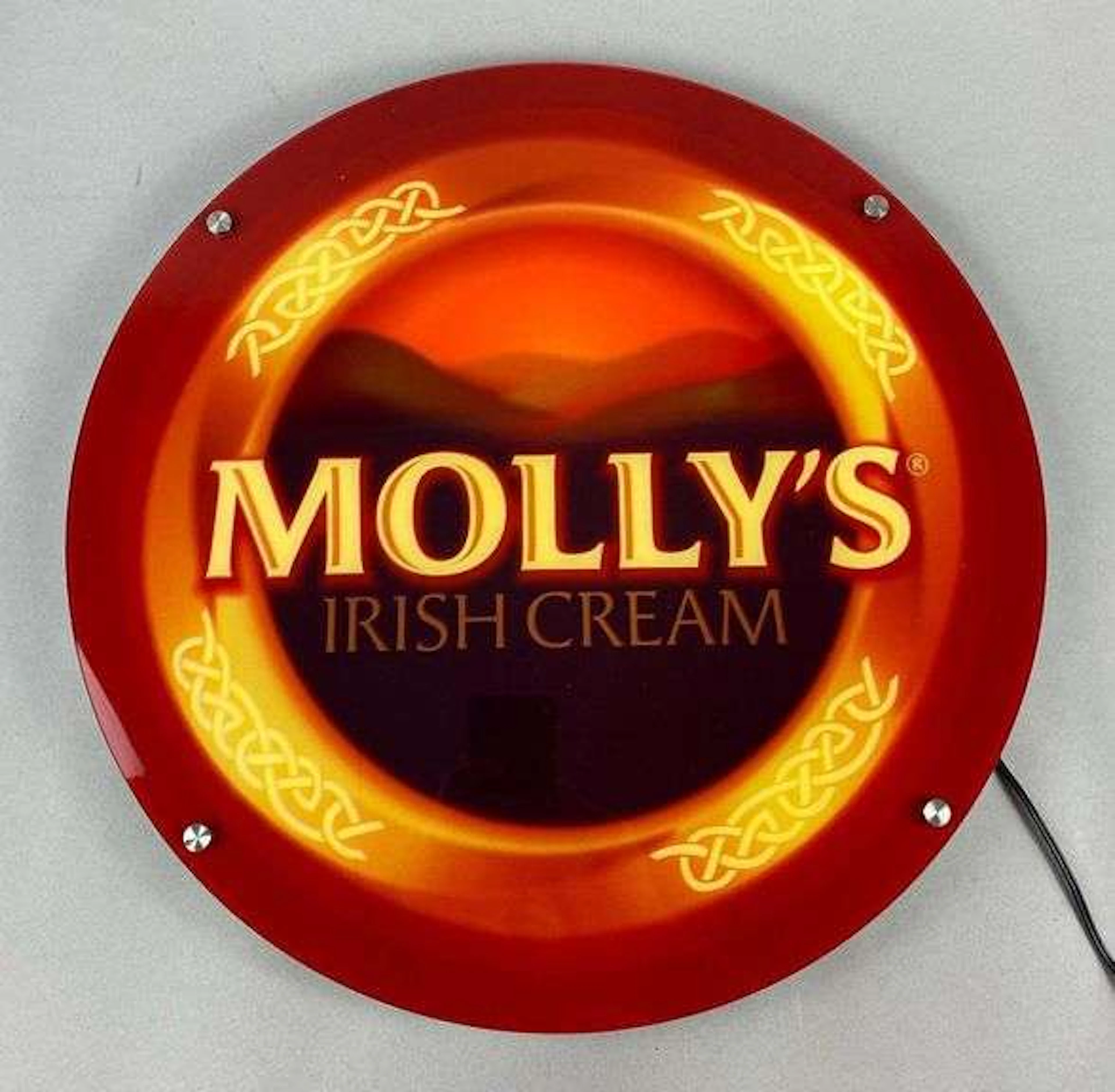 Molly’s Irish Cream Light-Up Advertising Display