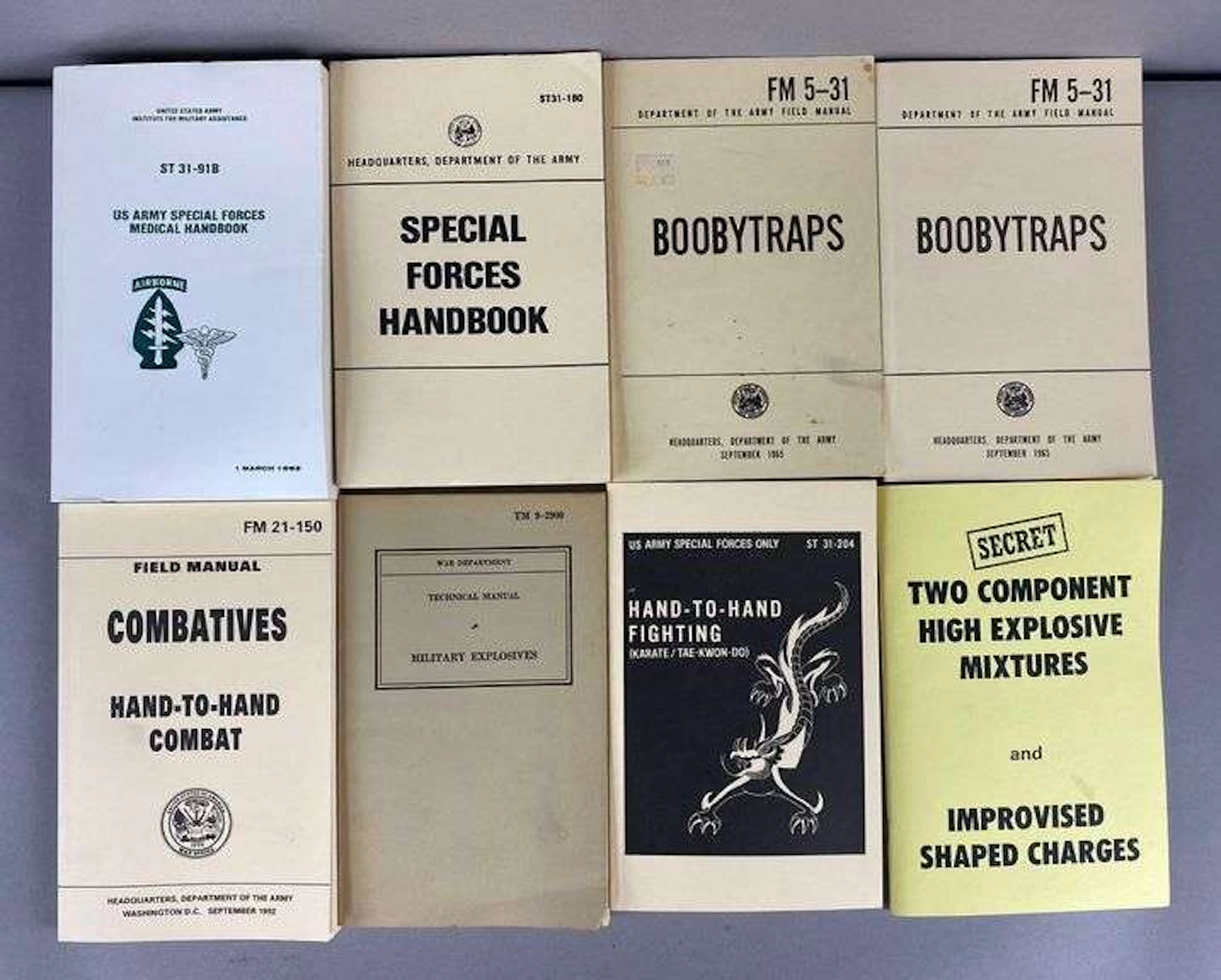 Group of Vietnam Era Technical Manuals