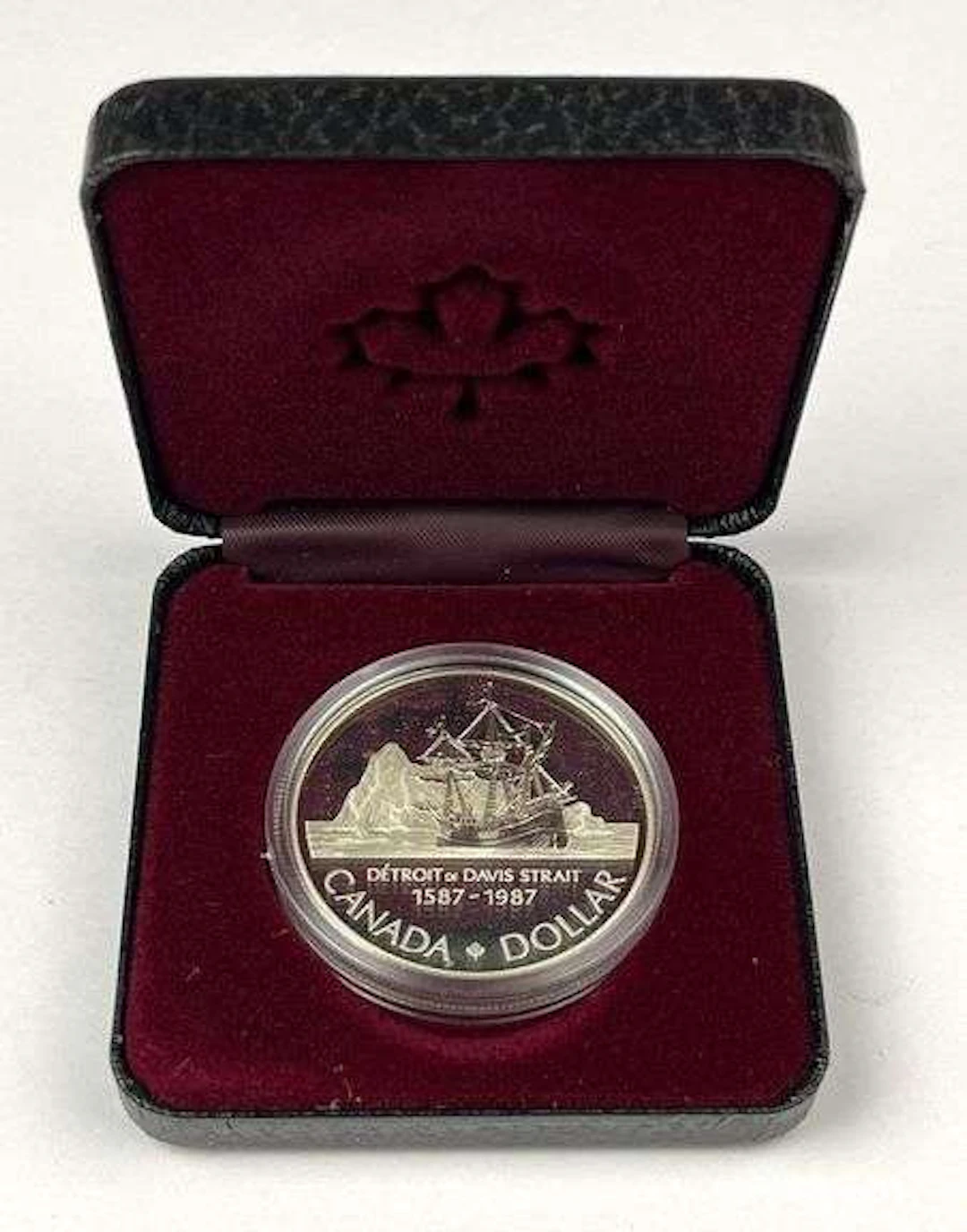 1987 Canada Detroit De Davis Strait 50% Silver Proof Coin